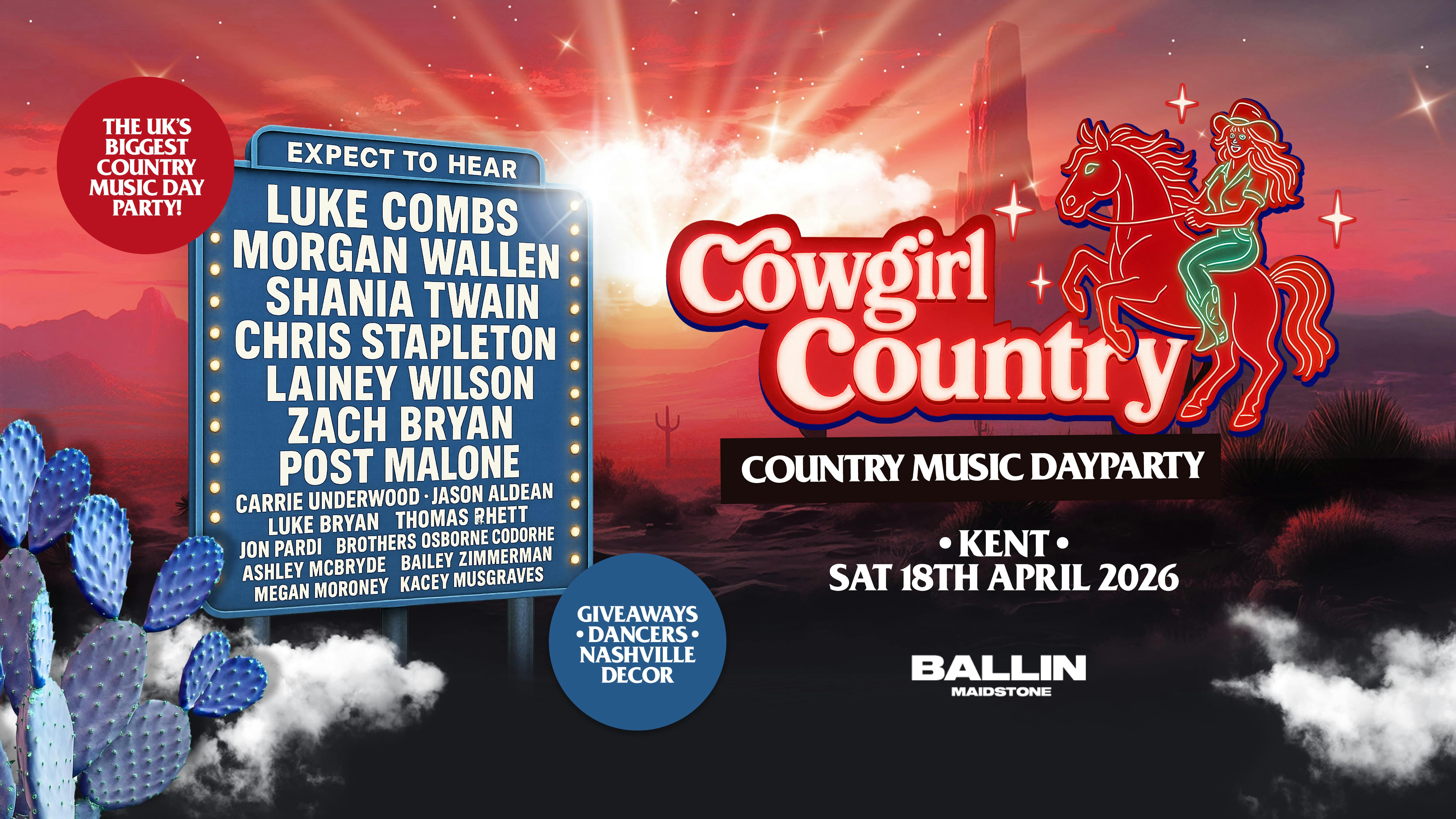 Cowgirl Country – Kent – 🤠 Country Music Dayparty!