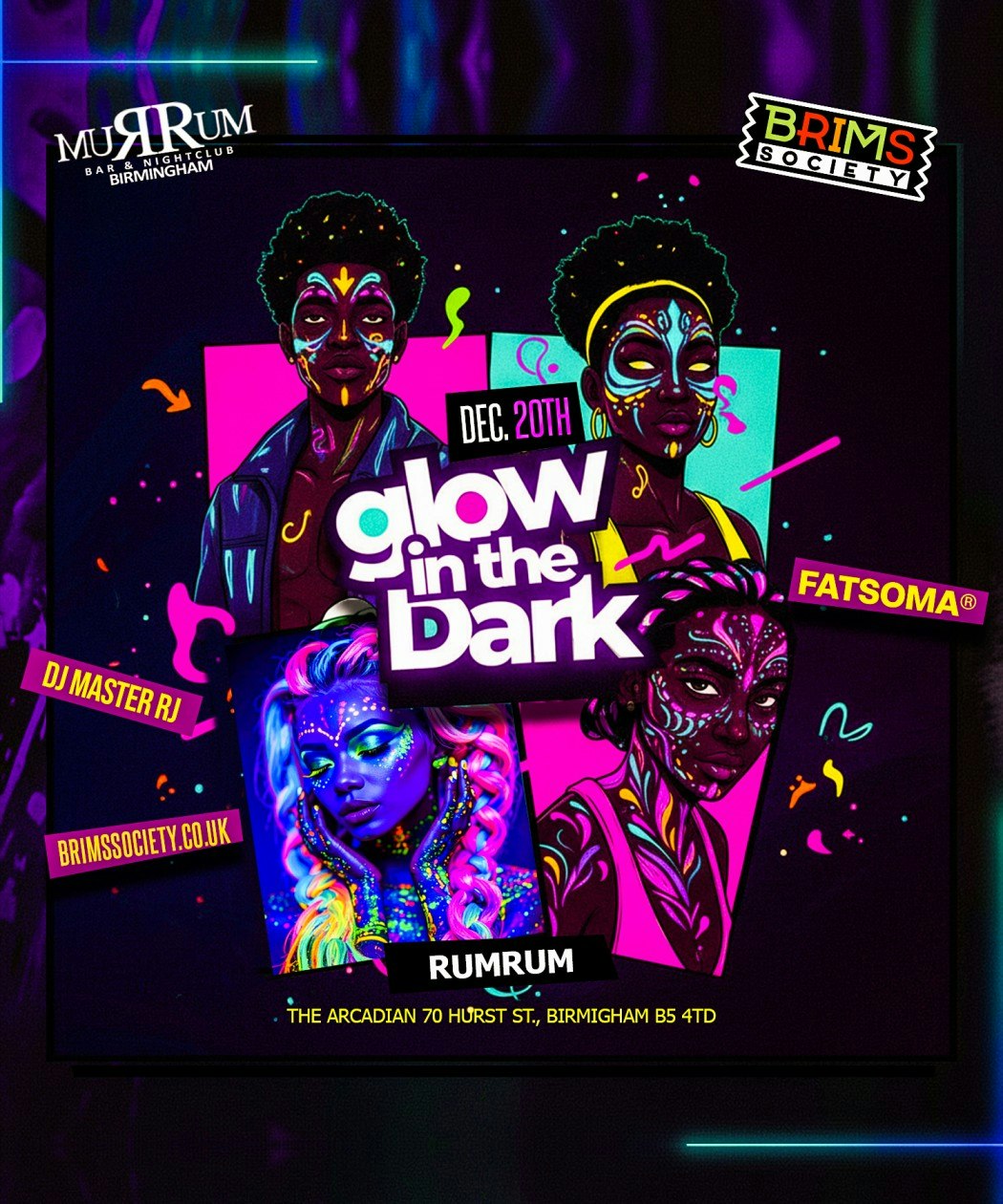 Glow in the Dark CHRISTMAS COUNTDOWN | MUSIC BY MASTER RJ DJ TAZ AND DJ DAN😱🔥