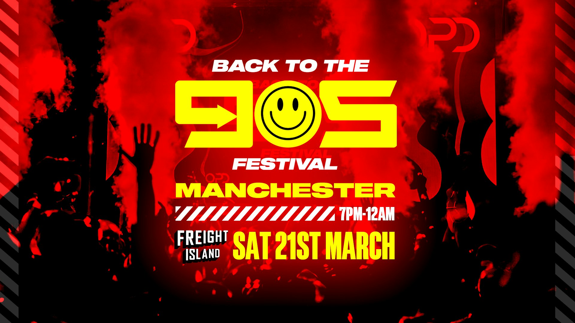 Back To The 90s Festival – Saturday 21st March – Freight Island Manchester [PRE-SALE DISCOUNTED TICKETS ON SALE 9AM THURSDAY!]