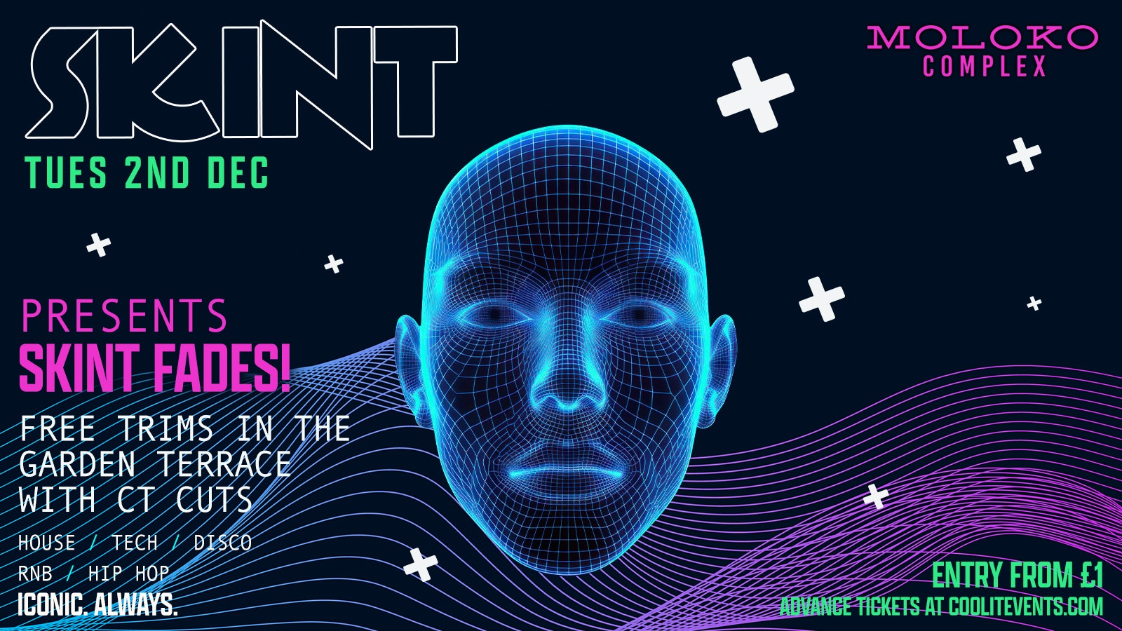 🟣 SKINT TUESDAYS presents SKINT FADES 🟣 FREE TRIMS on the Terrace with CT Cuts – Liverpool’s Iconic Student Night ✨🎉