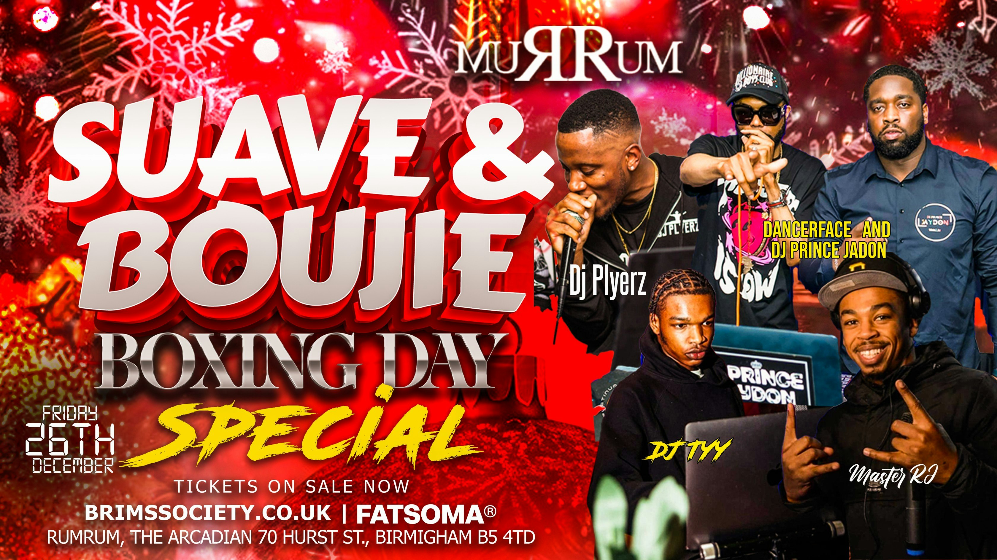 💛 Suave & Boujie — Boxing Day 💛 | DANCERFACE AND DJ PRINCE JAYDON