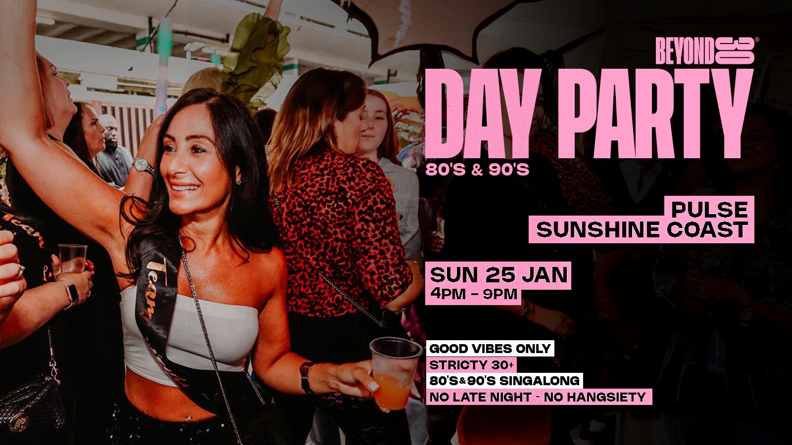80s & 90s Over 30s Daytime Clubbing – SUNSHINE COAST 🕺🏽