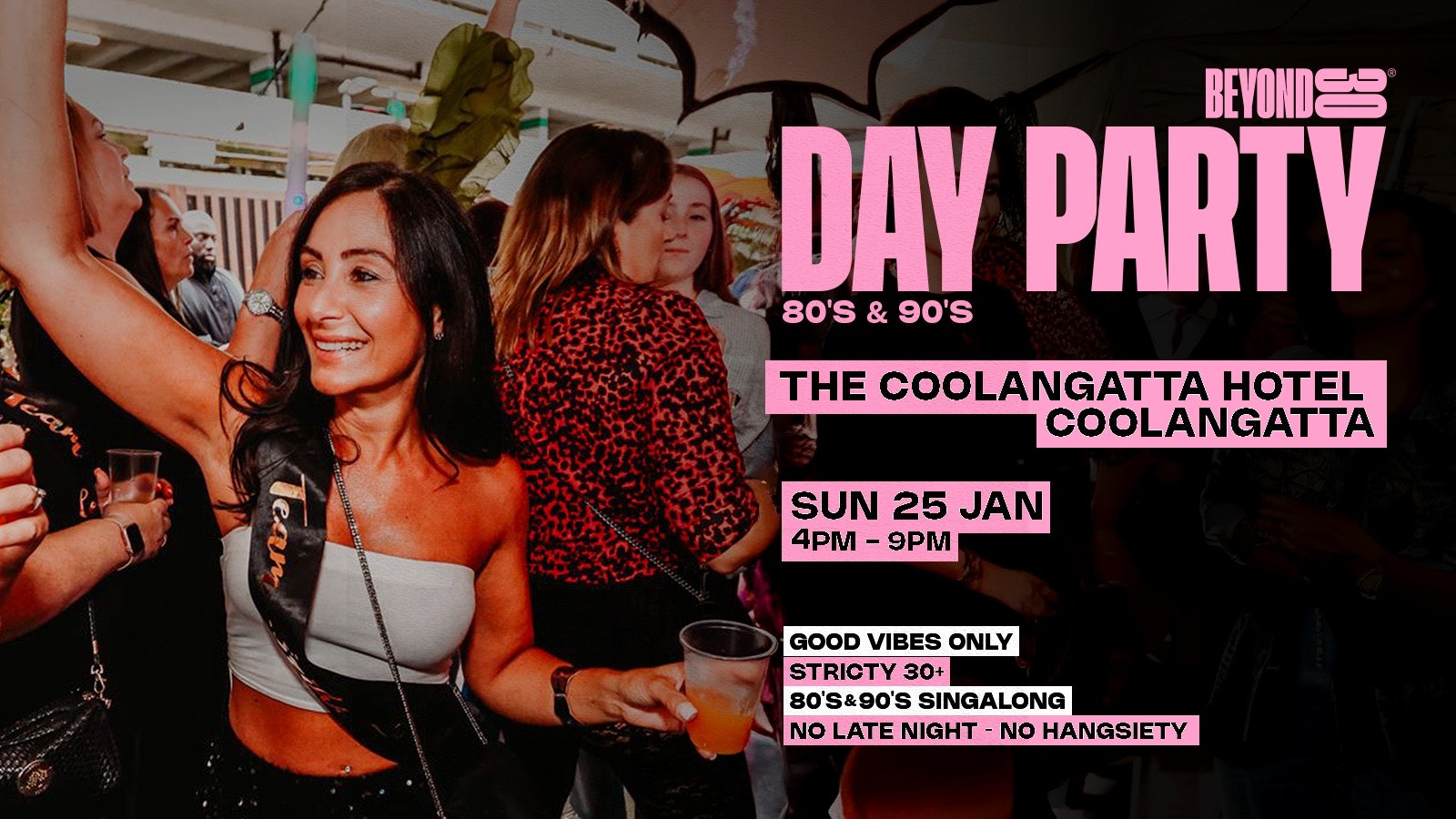 80s & 90s Over 30s Daytime Clubbing – COOLANGATTA🕺🏽