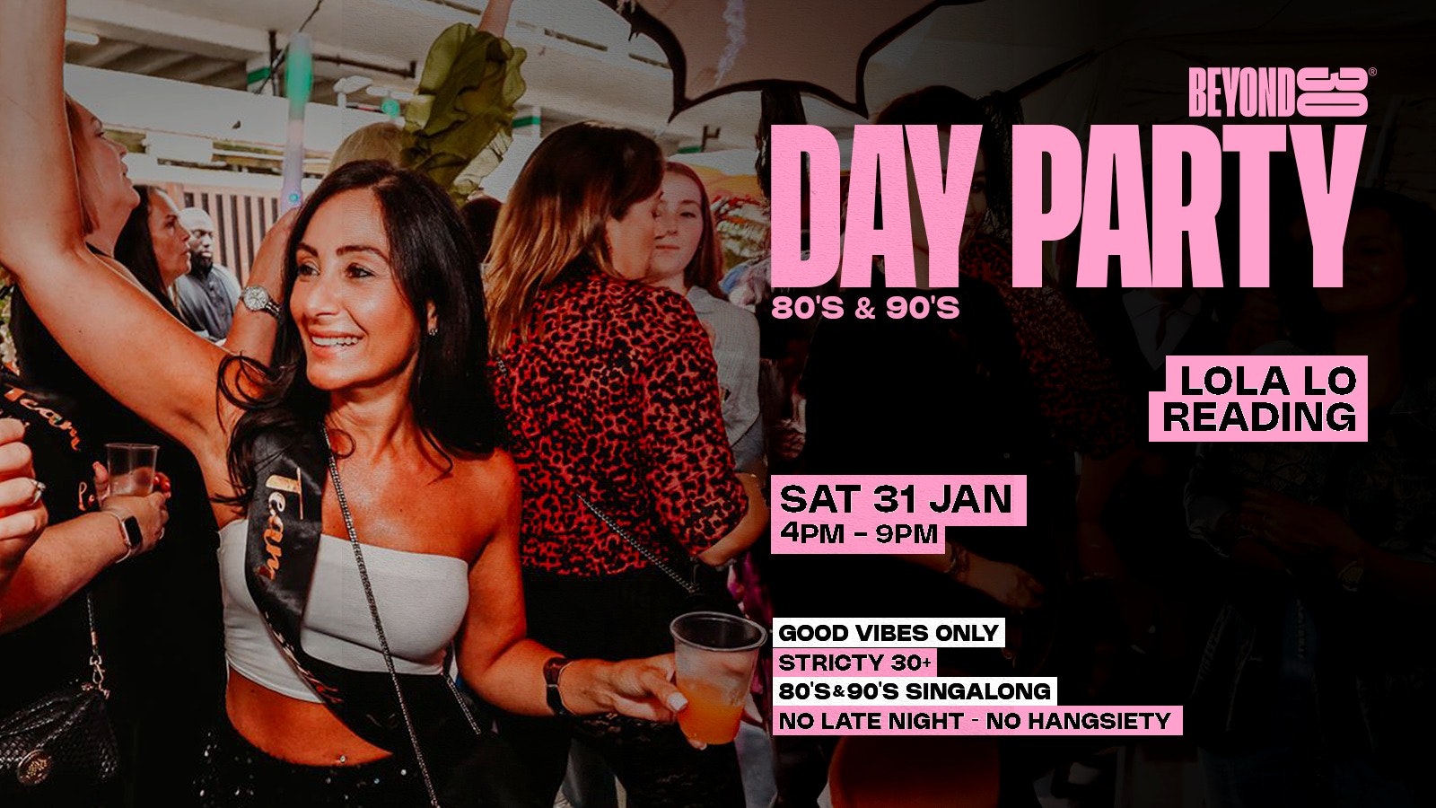 80s & 90s Over 30s Daytime Clubbing – READING🕺🏽