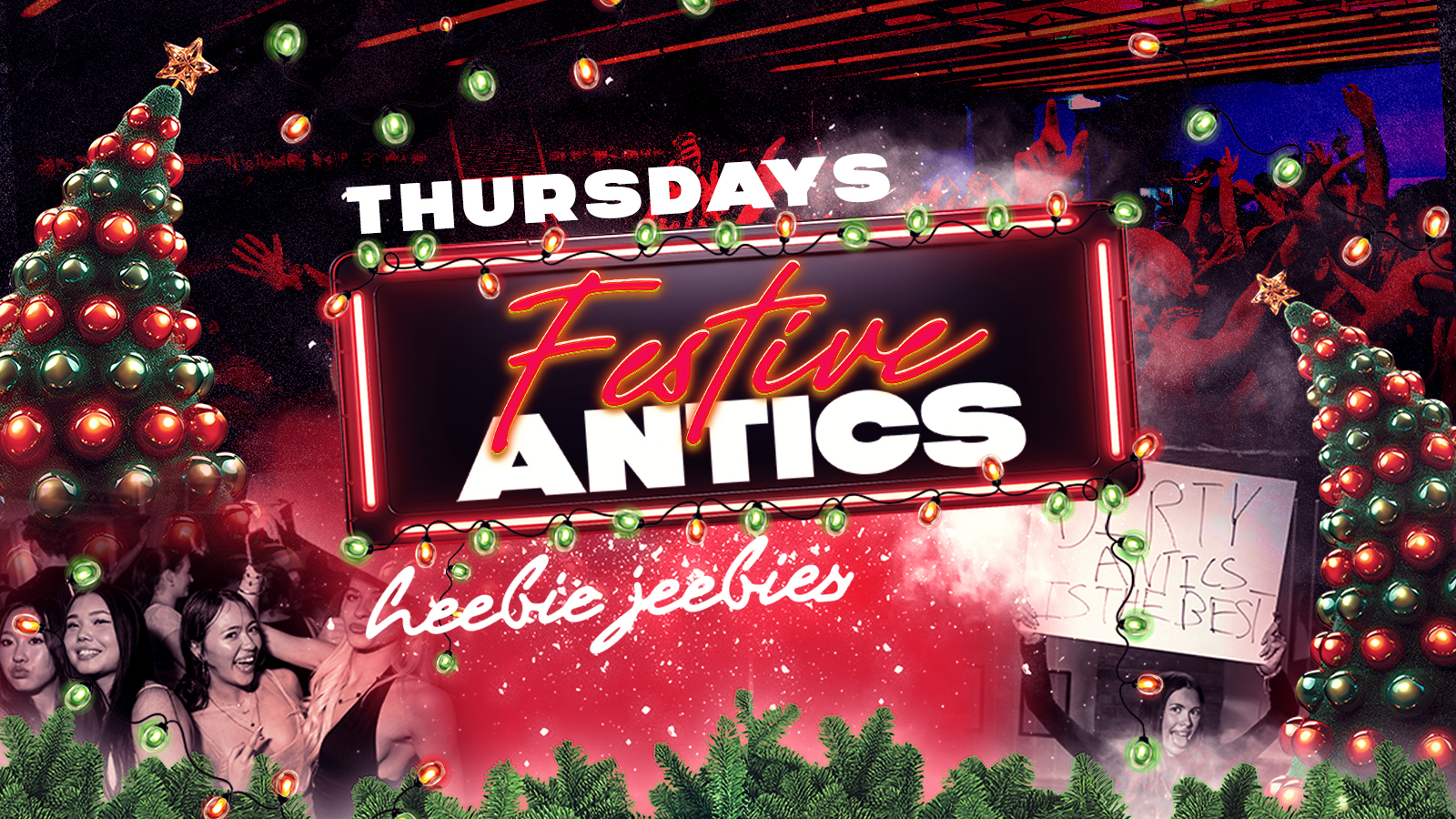 🔺 FESTIVE ANTICS 🔺 – The UK’s BIGGEST Thursday Night