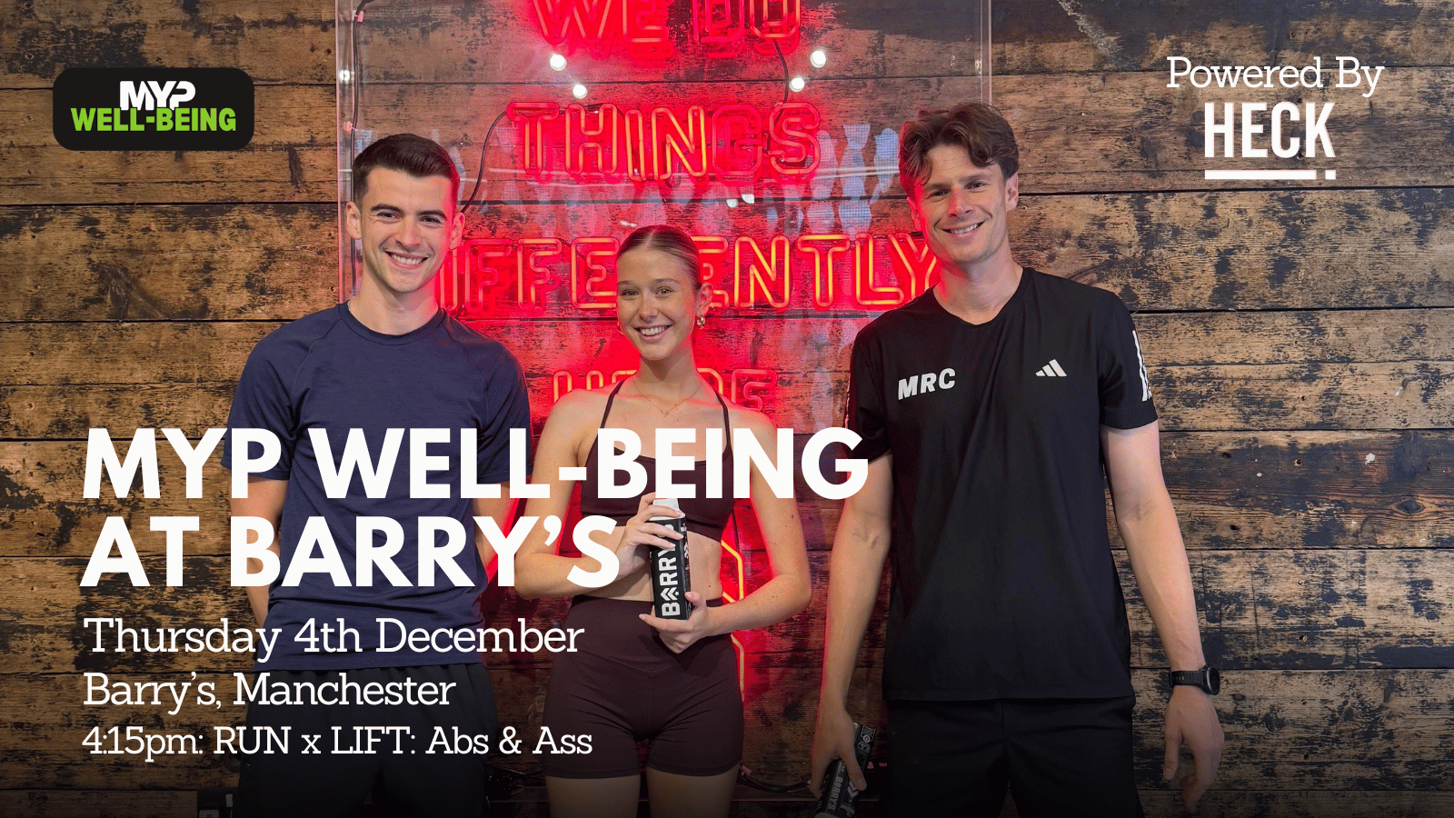 MYP Well-being @ Barry’s – 04.12.25