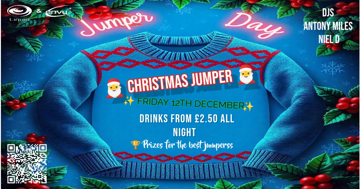 FRIDAYS: CHRISTMAS JUMPER PARTY
