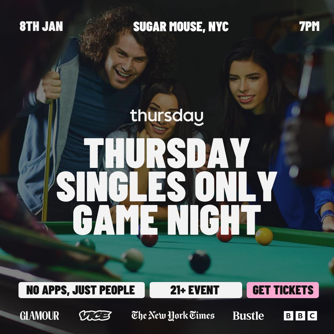 Thursday | Sugar Mouse (Game Night) | NYC at Sugar Mouse NYC, New York on  8th Jan | Fatsoma