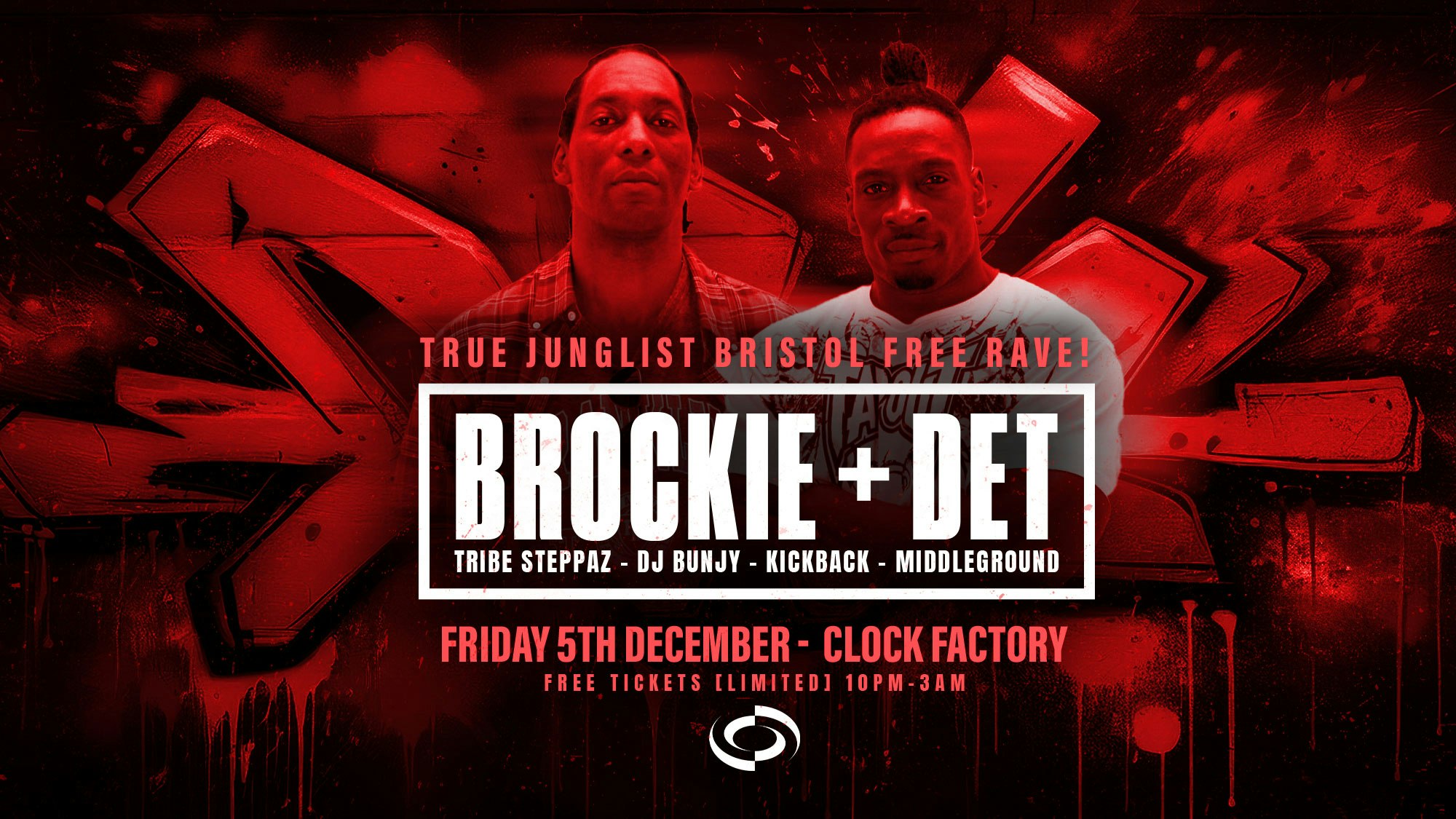 True Junglist FREE RAVE! Brockie & Det
