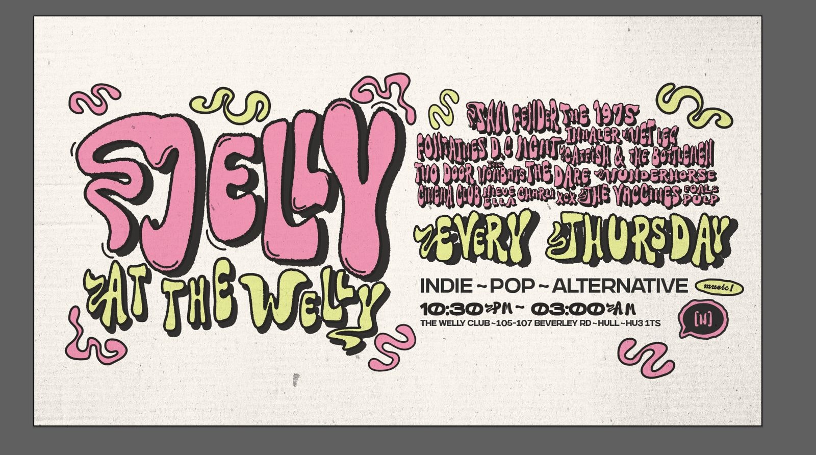 Jelly – The Weekly Indie Disco – 06/11/25