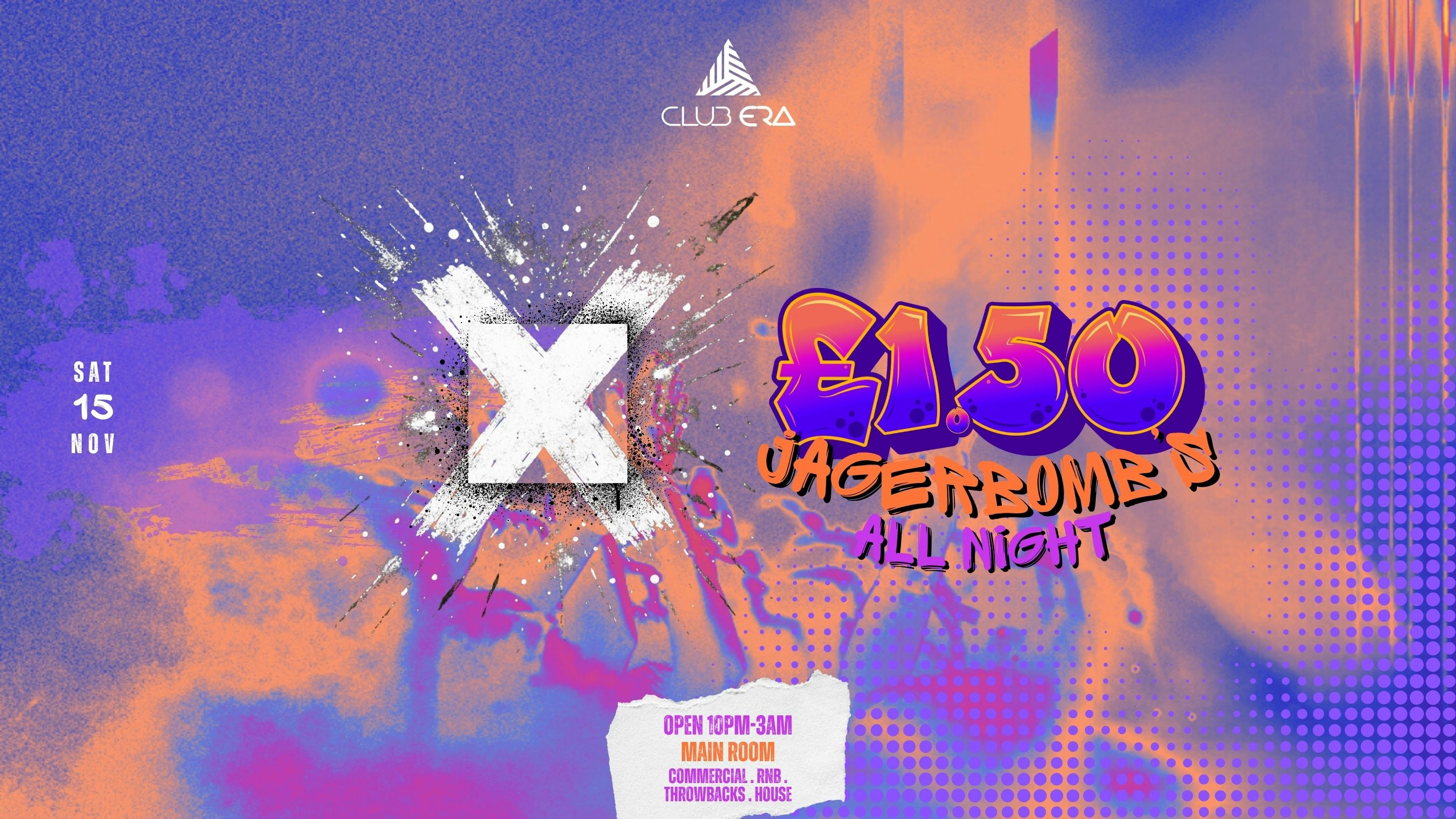 X …. £1.50 JAGERBOMBS ALL NIGHT … THE BIGGEST JÄGER PARTY