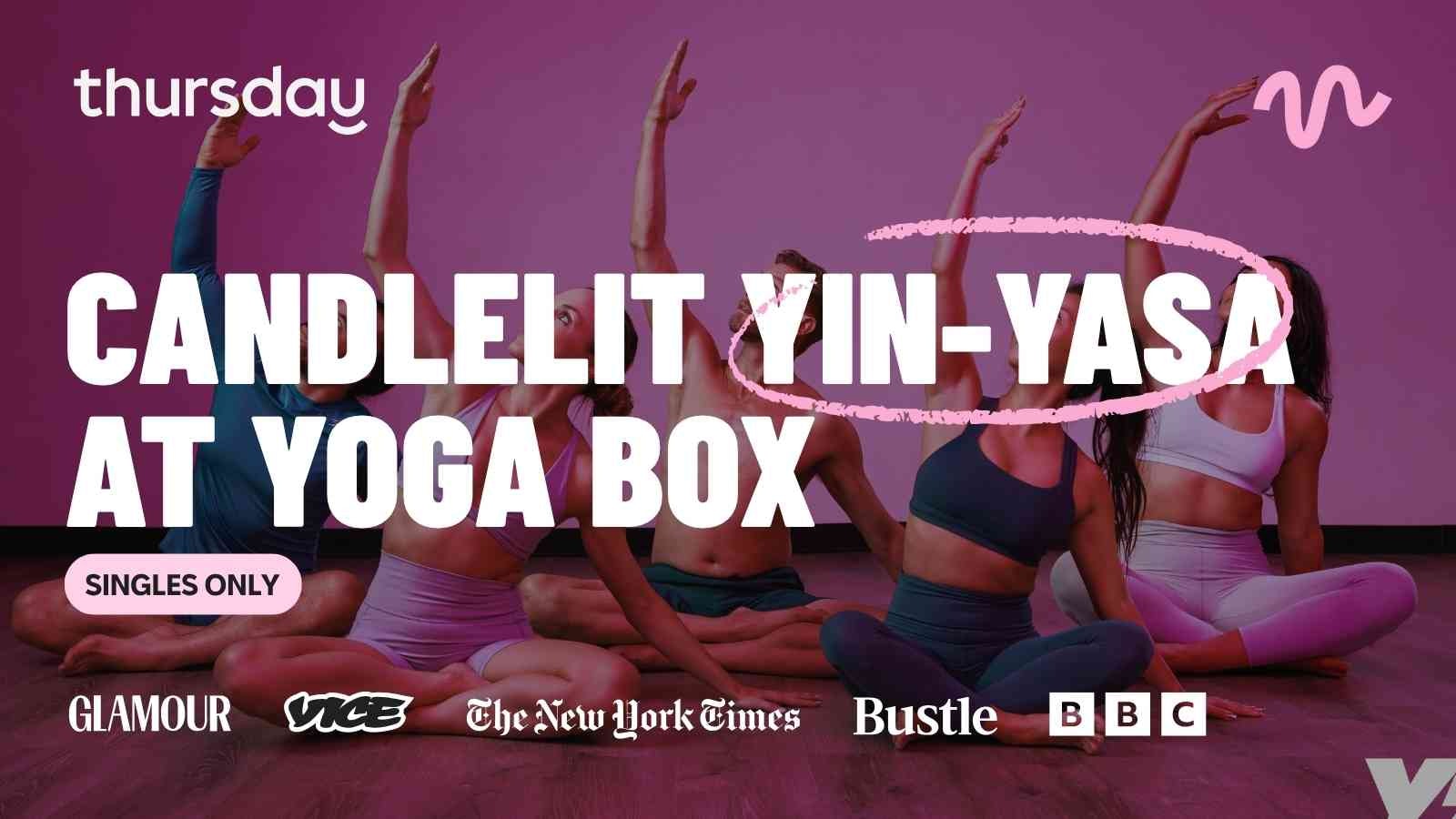 Sunday | Singles Candlelit Yin-Yasa at Yoga Box | Los Angeles