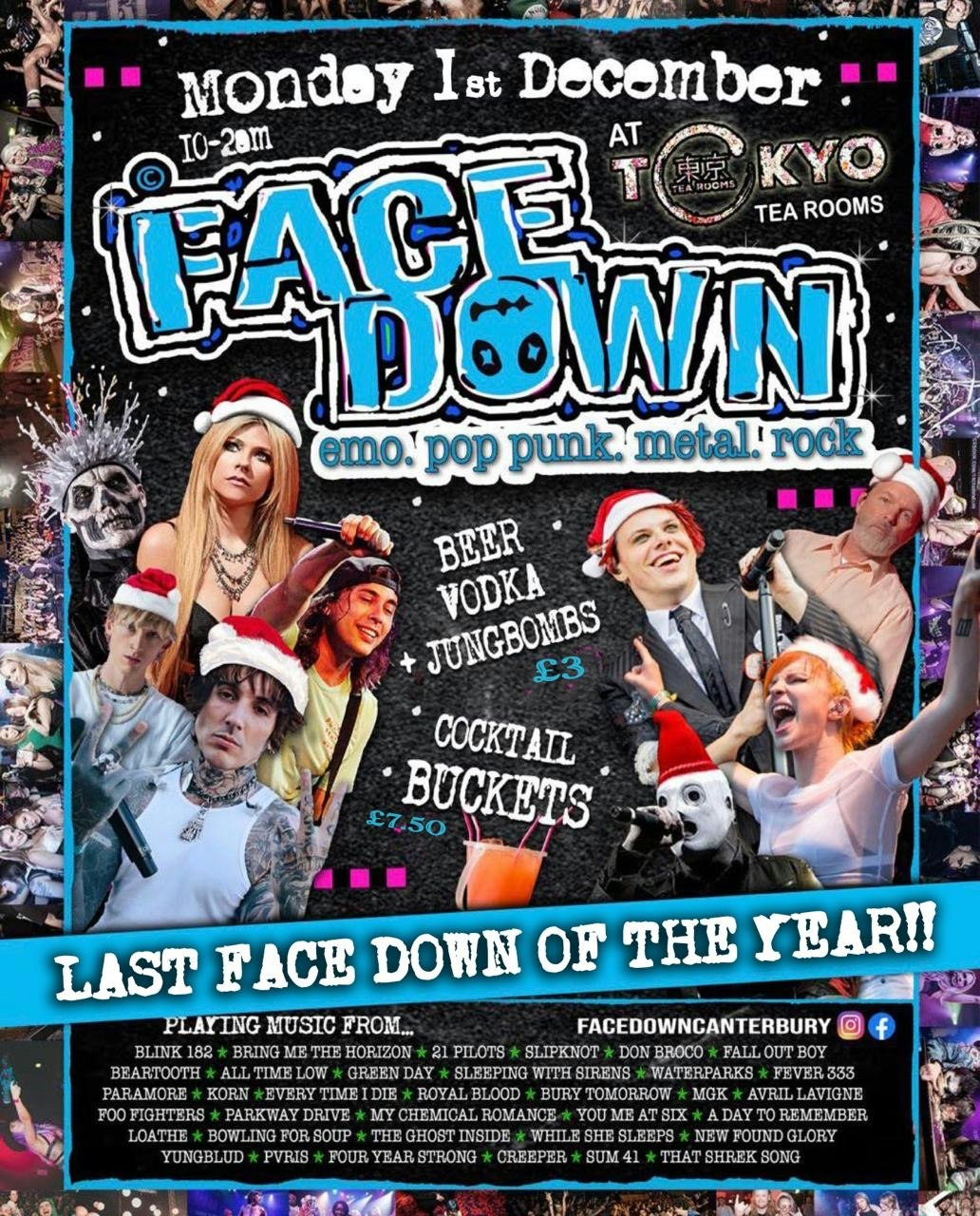 🤘 Face Down  🤘 LAST OF THE YEAR 🤘🏻
