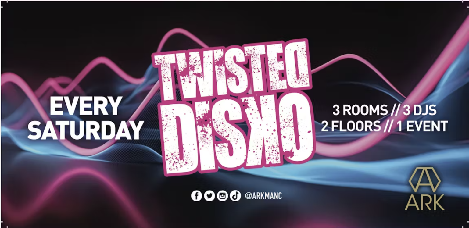 #Ark Saturdays: Twisted Disko – NEW DRINKS PRICES & FREE ENTRY 🎟🍹