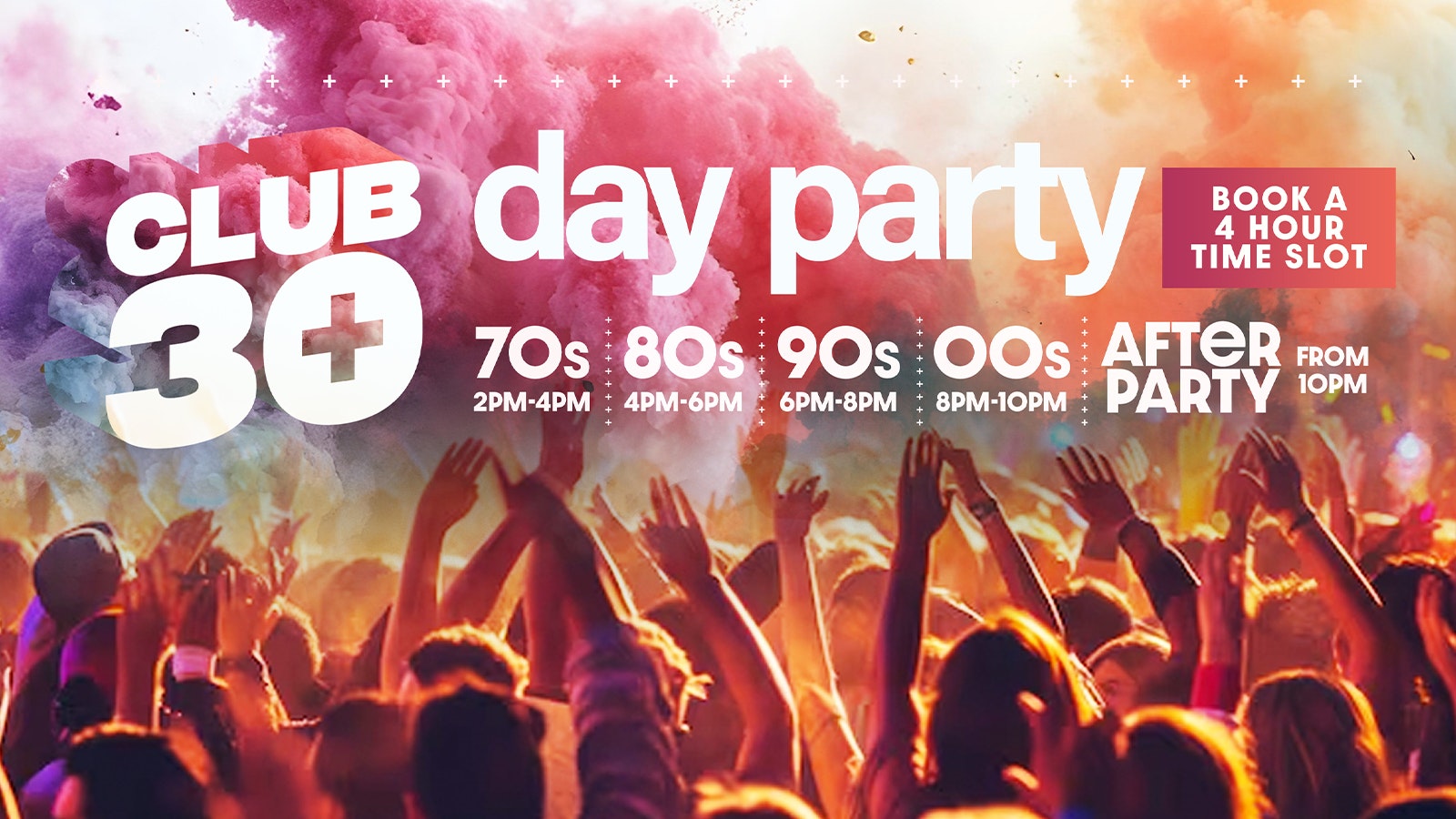 CLUB 30+ DAY PARTY in The Cellars!