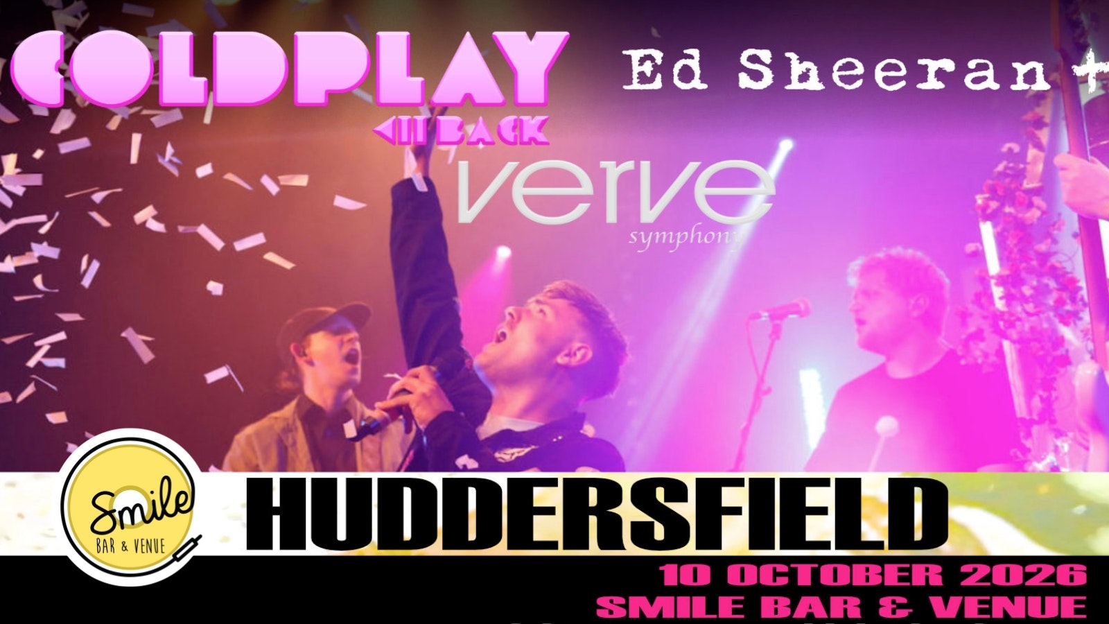 Coldplay, Ed Sheeran and The Verve – Tribute Triple Bill