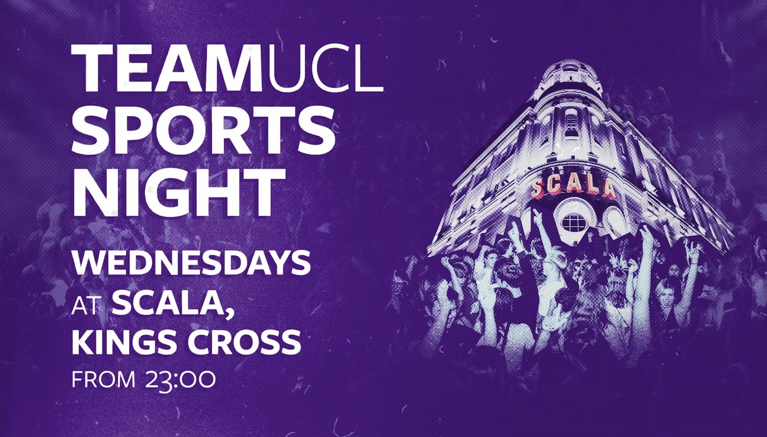 TONIGHT 11PM | Sports Night at Scala London