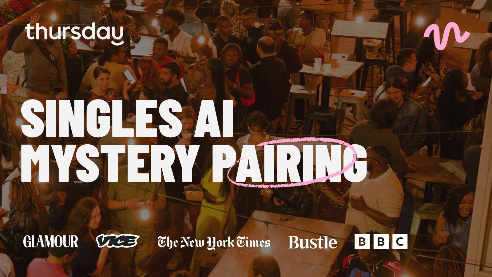 Thursday | Singles Sunset AI Mystery Pairing | Philadelphia