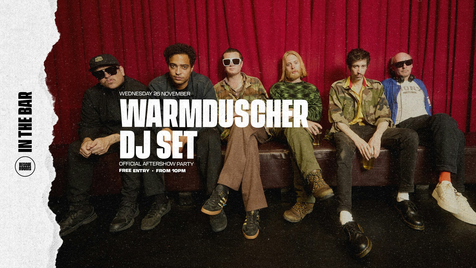 Warmduscher DJ Set — Official Aftershow Party