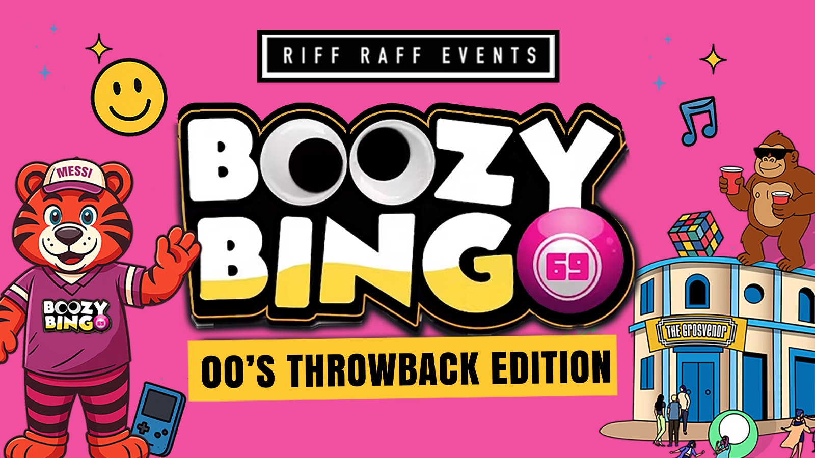 BOOZY BINGO Y2K THROWBACK EDITION 🎱😵‍💫🔥 Manchester’s Craziest Student Bingo!