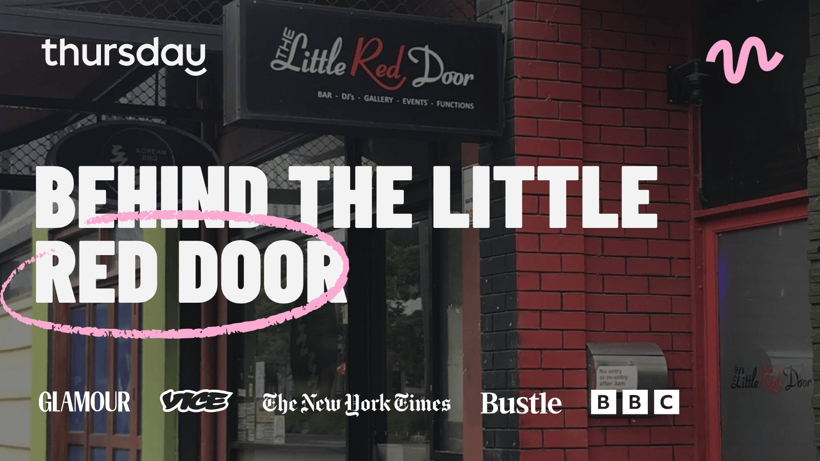 Thursday | Behind the Red Door | Adelaide