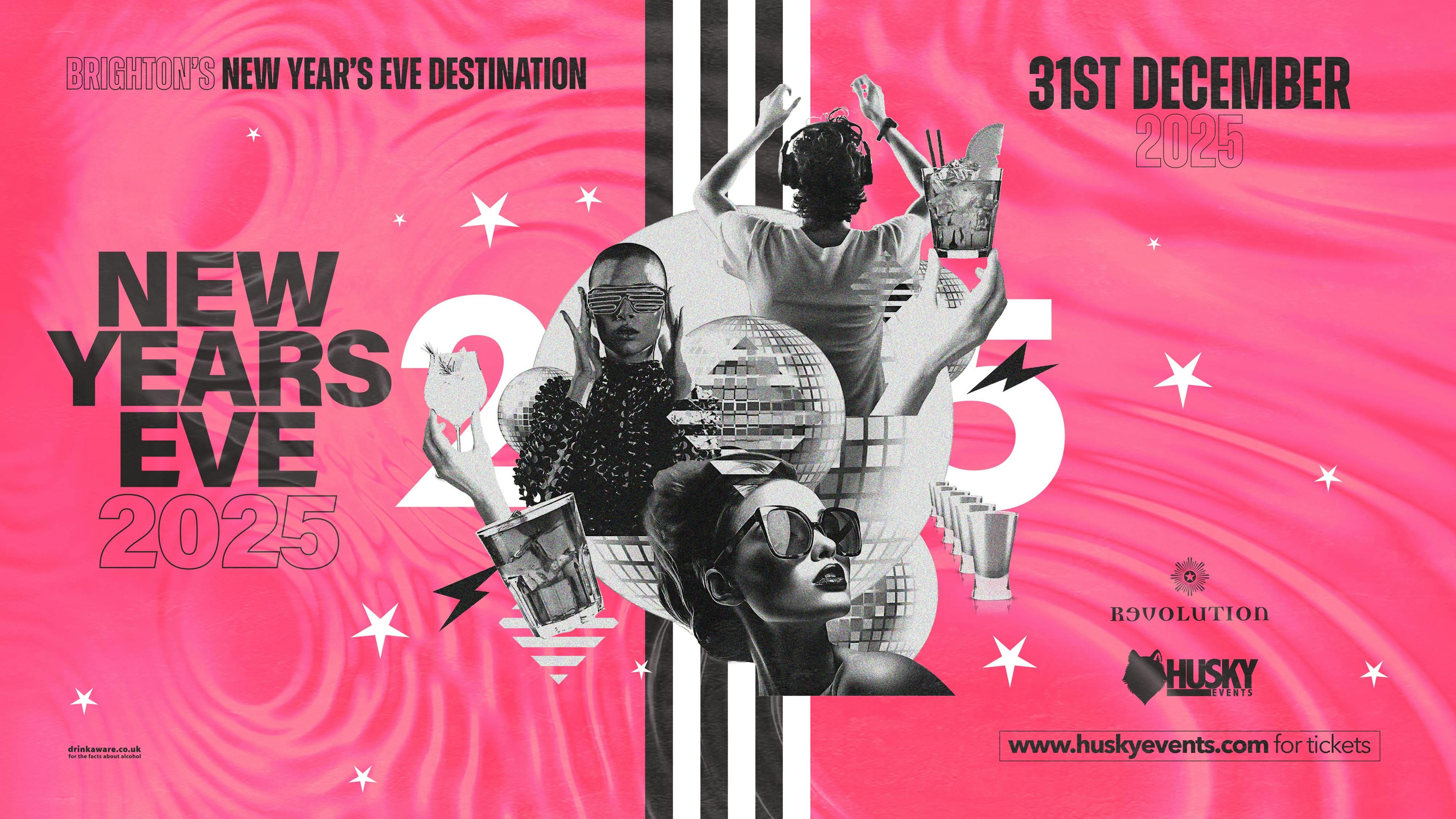 NYE 2025 x Revolution Brighton ➤ Brighton’s NYE Destination ➤ 31.12.25