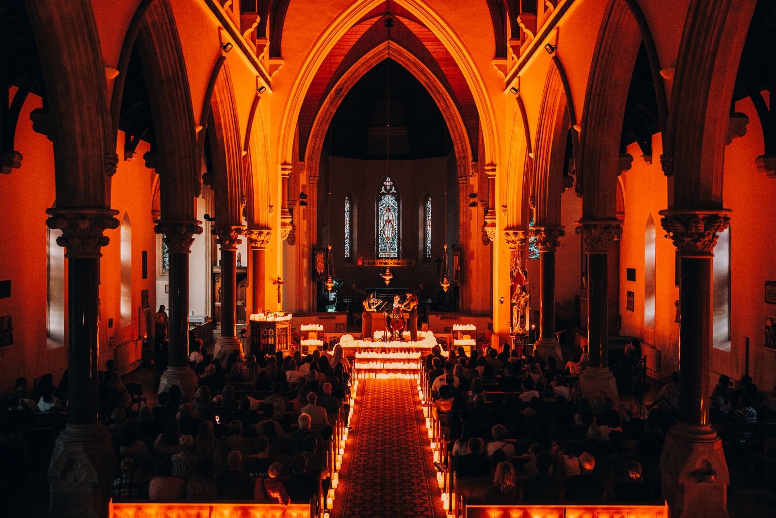 Vivaldi and Mozart candlelight concert poster