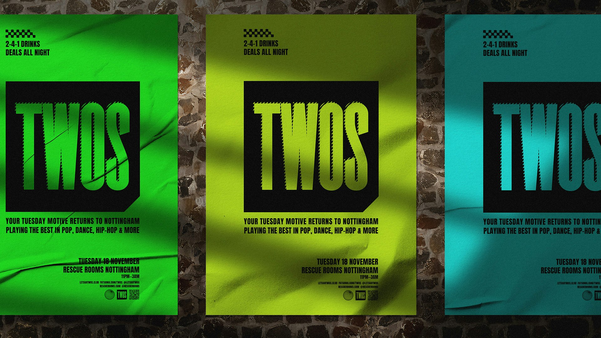 TWOS ✌️ Tuesdays at Rescue Rooms