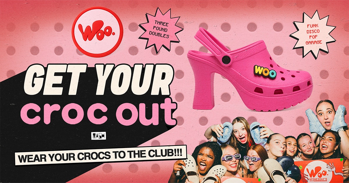 get ur croc out | crocs party x