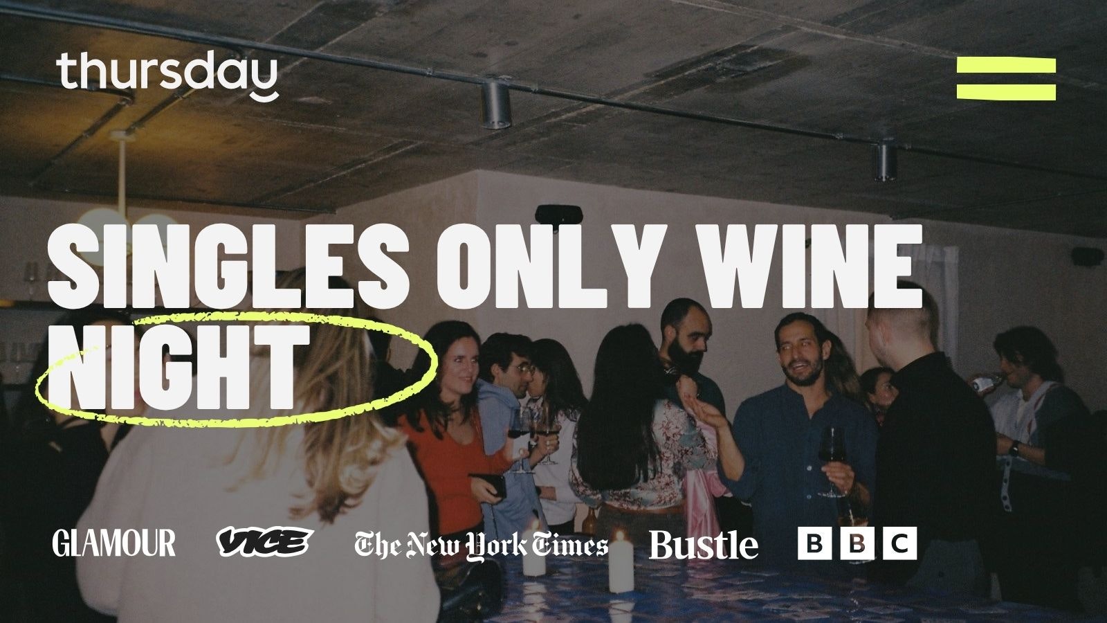 Thursday | Singles Only Wine Night | Nata Wine Bar