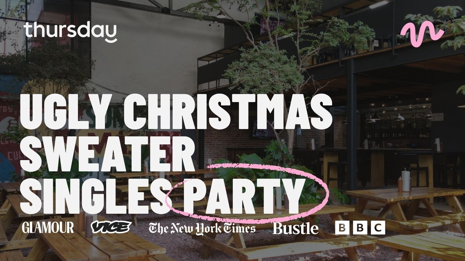 Thursday | Singles Ugly Christmas Sweater Party | Mexico City