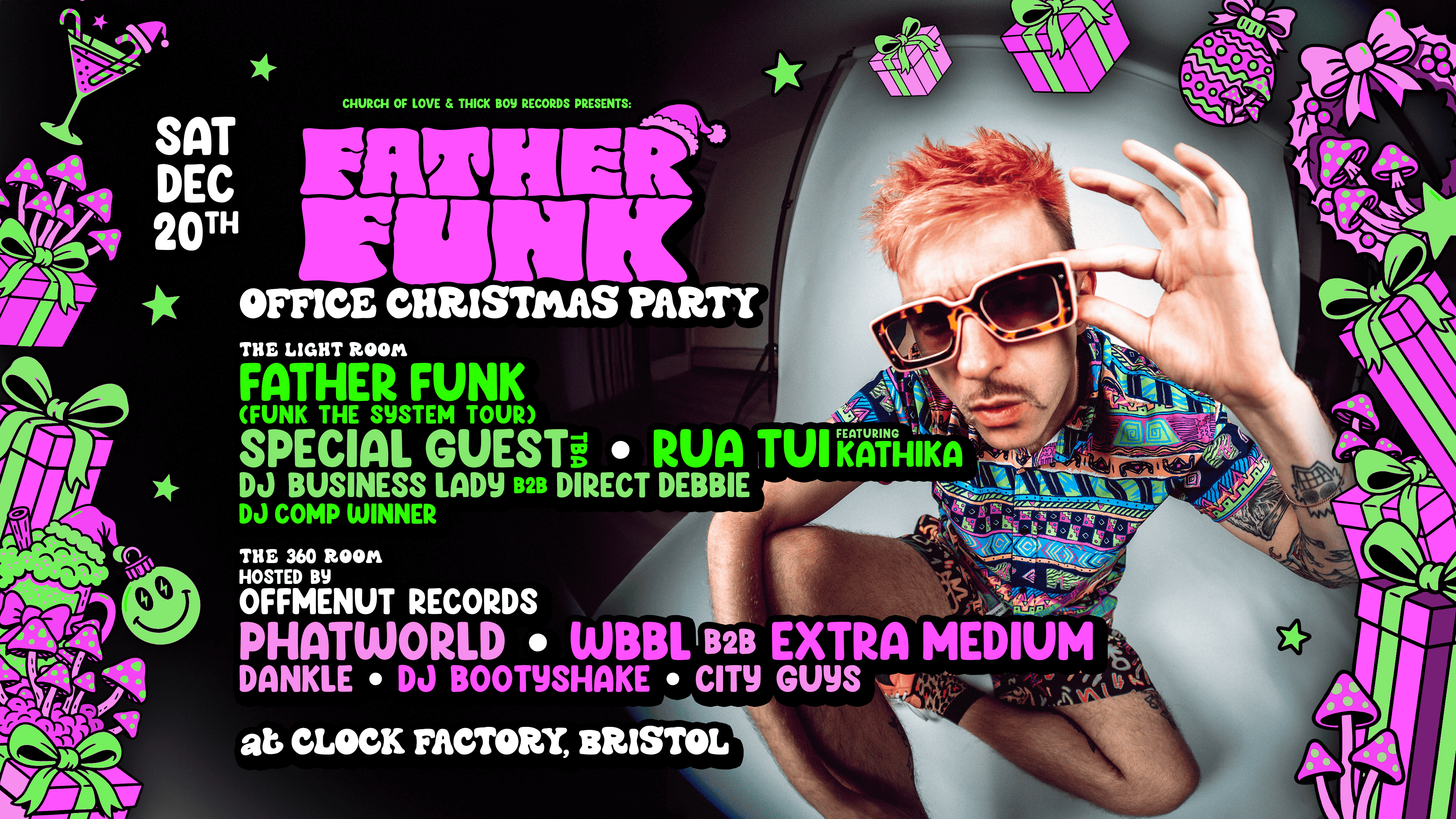 Church of Love vs Thick Boy: FATHER FUNK: Office Christmas Party