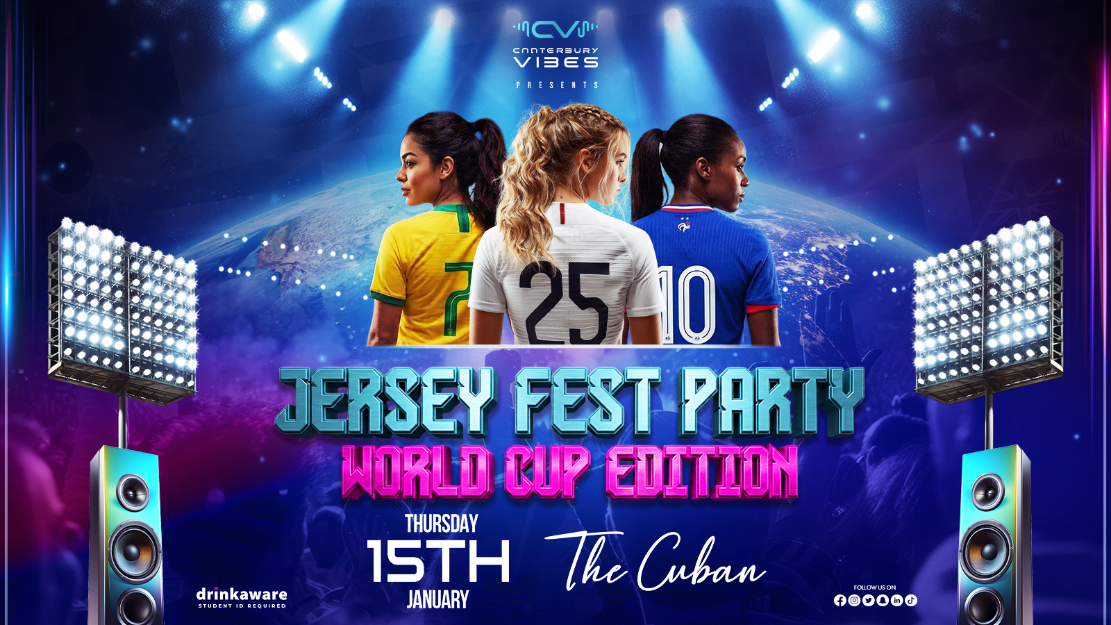 JERSEY FEST PARTY – WORLD CUP Edition