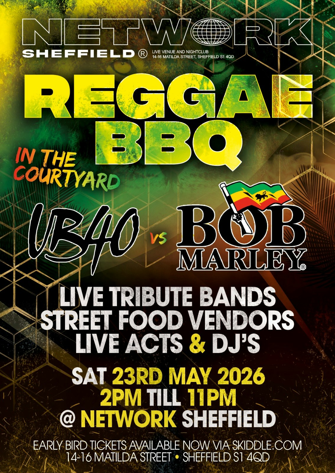 Reggae BBQ: UB40 vs Bob Marley (Live Tribute Bands)