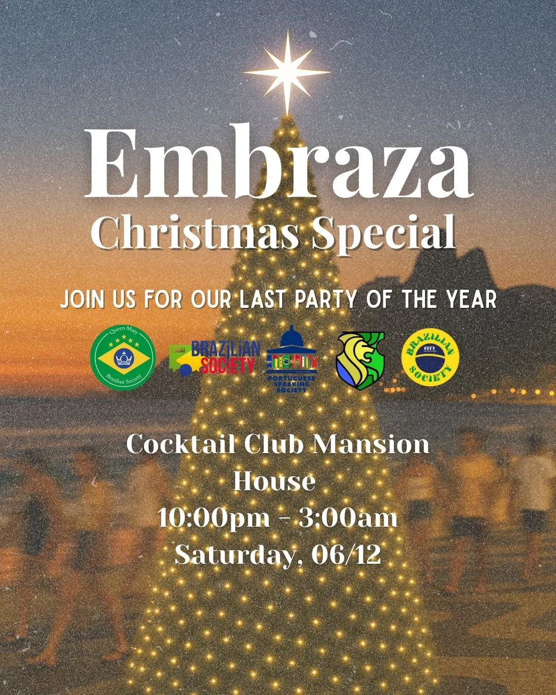 EMBRAZA: Christmas Edition🎄 at The Cocktail Club - Cocktail Bar near ...