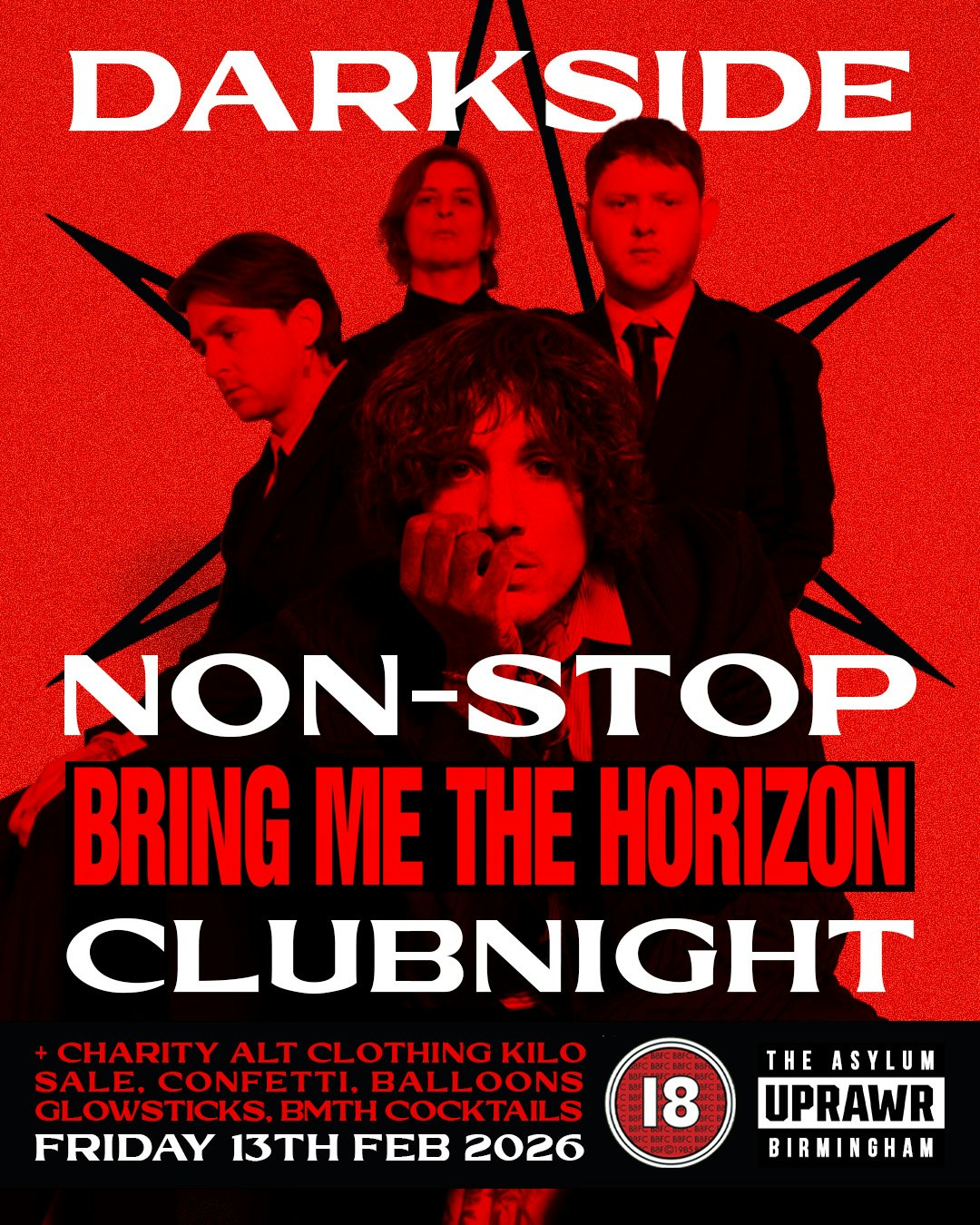 DARKSIDE: Non-Stop Bring Me The Horizon Clubnight + Alt Kilo Sale