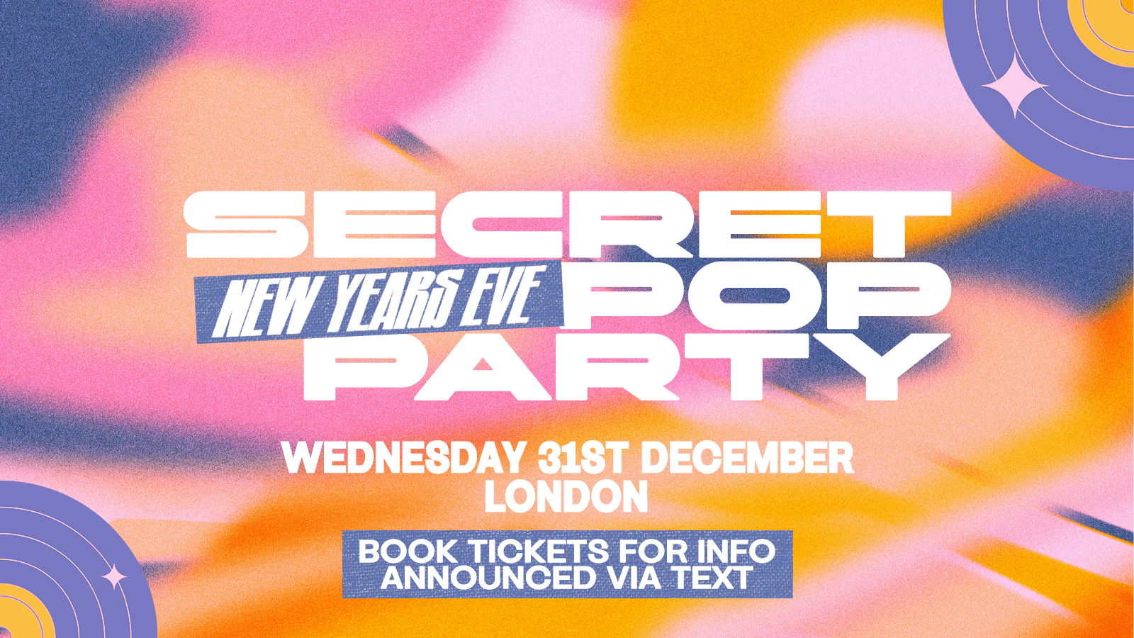 Secret NYE Pop Party 2025