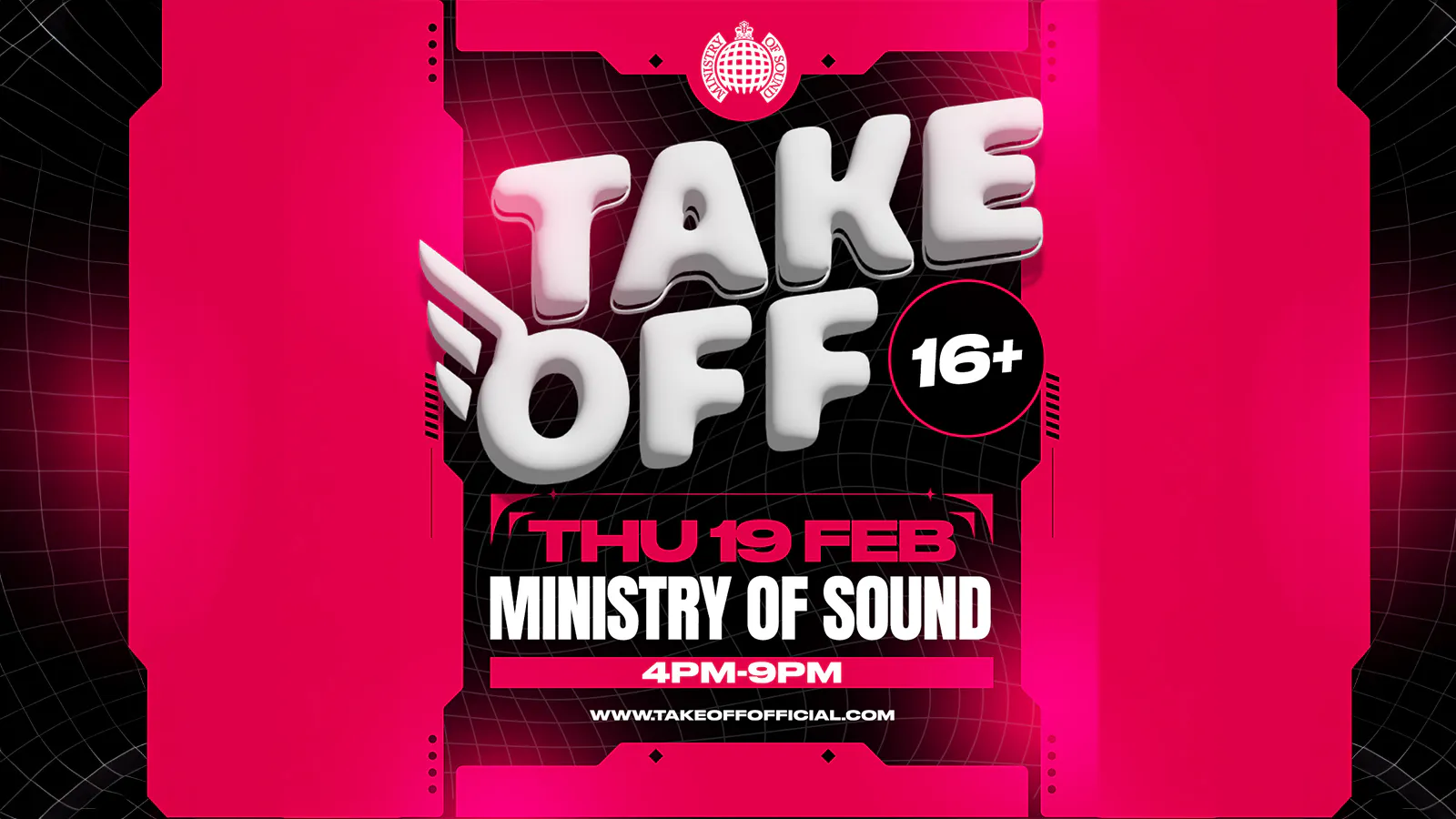 Take Off 16+ ️ VALENTINES RAVE ️ Ministry of Sound at Ministry of Sound ...