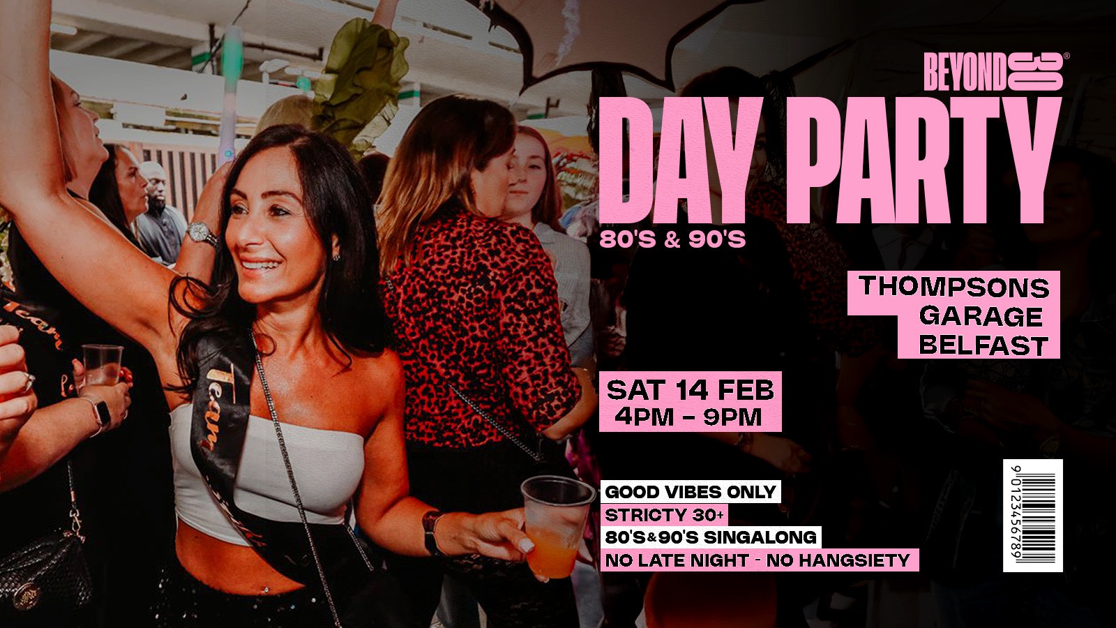 80s & 90s Over 30s Daytime Clubbing – BELFAST🕺🏽