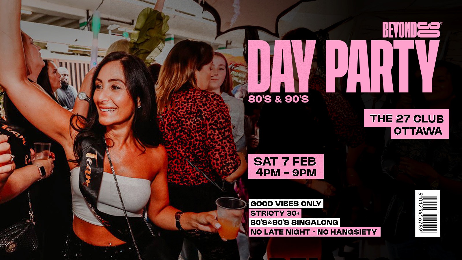 80s & 90s Over 30s Daytime Clubbing – OTTAWA🕺🏽