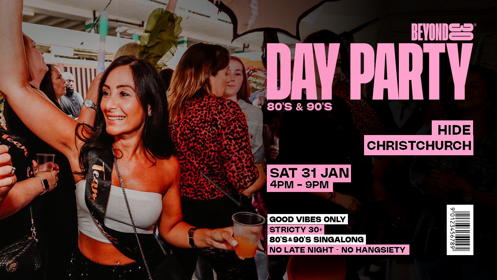 80s & 90s Over 30s Daytime Clubbing – CHRISTCHURCH🕺🏽