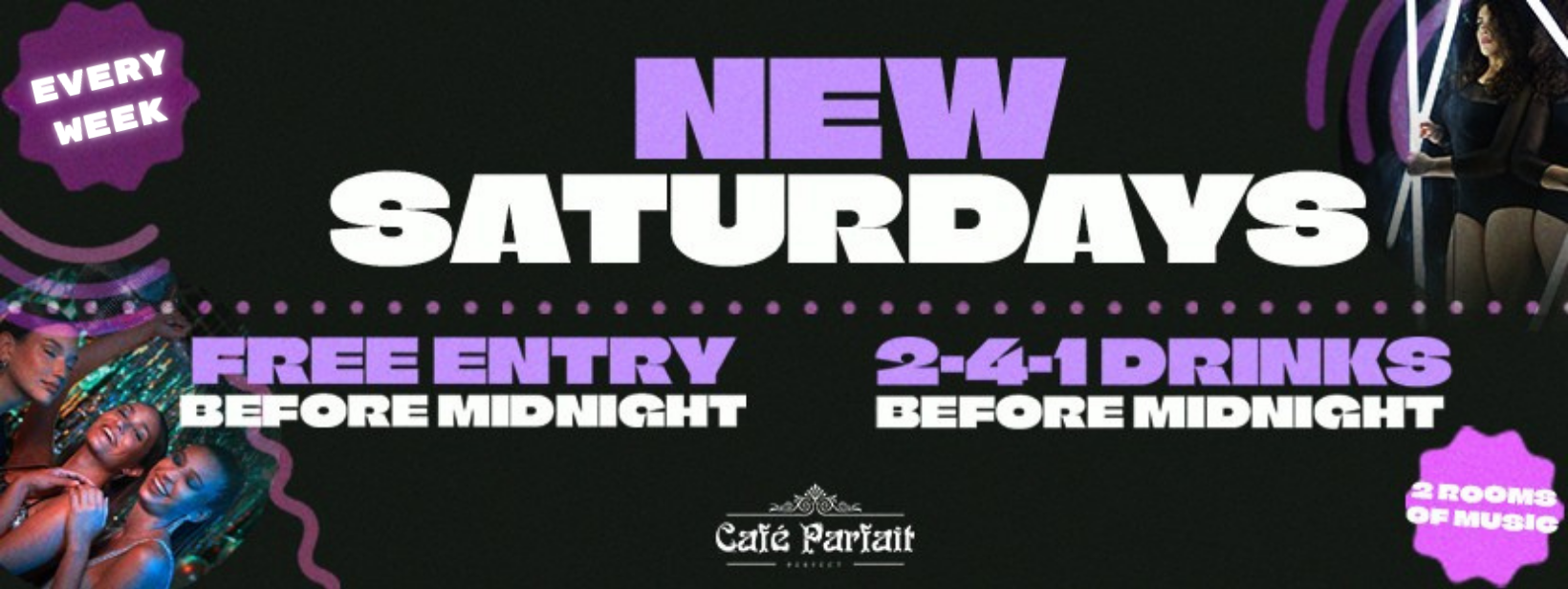 New Saturdays at Cafe Parfait