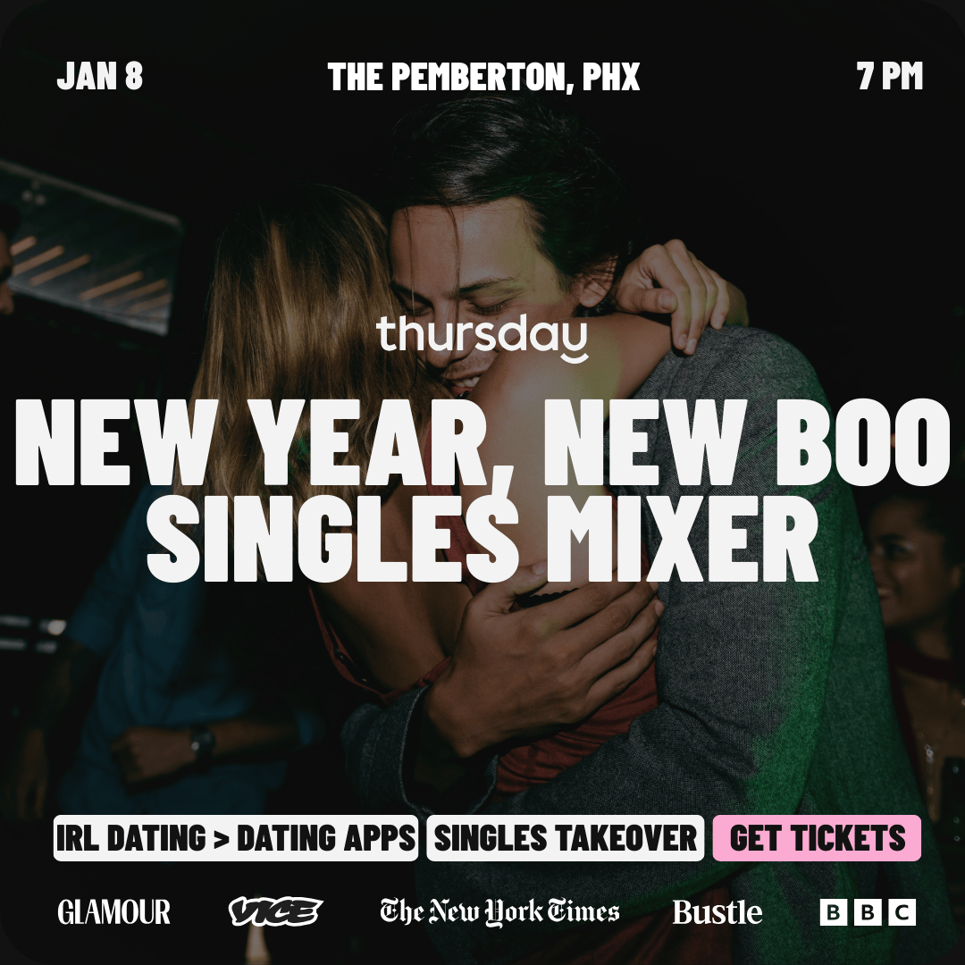 Thursday | NEW YEAR, NEW BOO Singles Mixer at The Pemberton | Downtown Phoenix