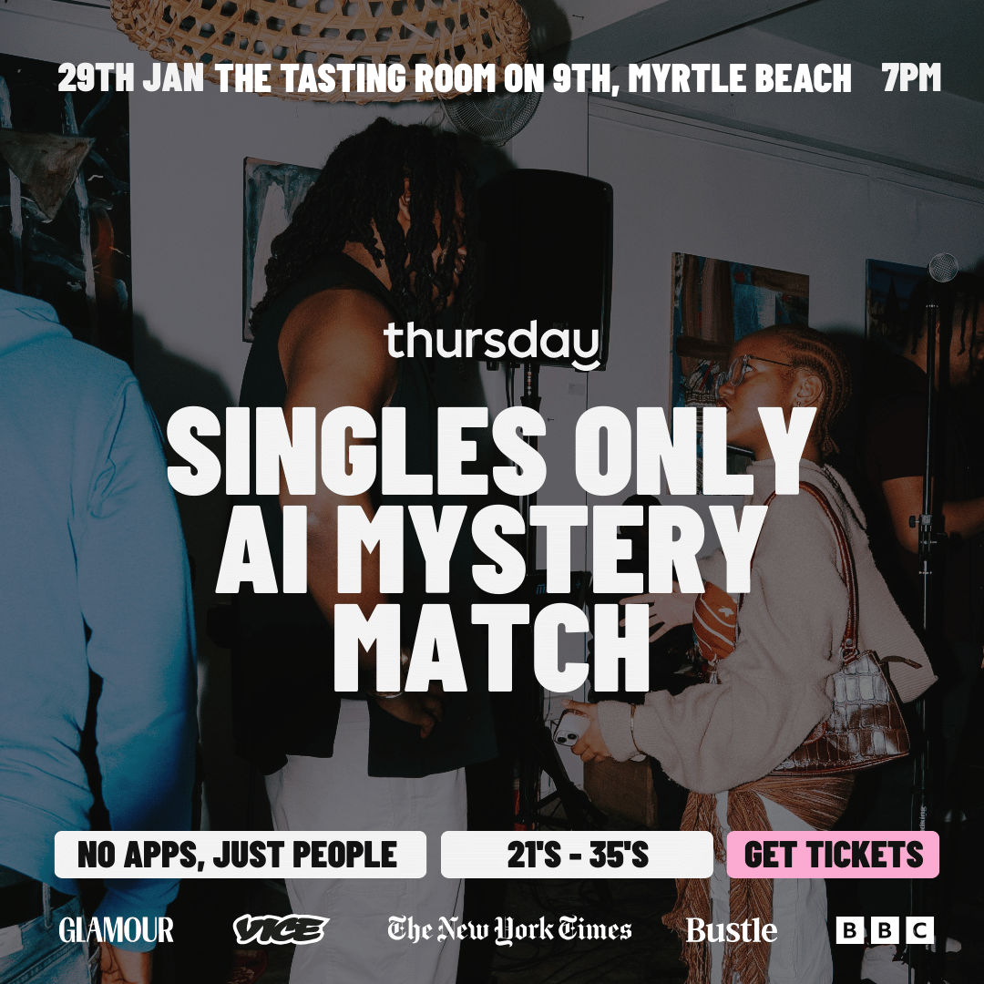 THURSDAY | AI MYSTERY MATCH | TASTING ROOM ON 9TH