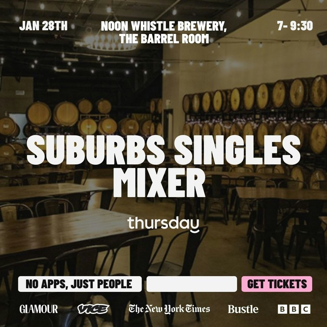 Wednesday | LOVE ON TAP -Suburbs Singles Mixer  | Noon Whistle Brewery