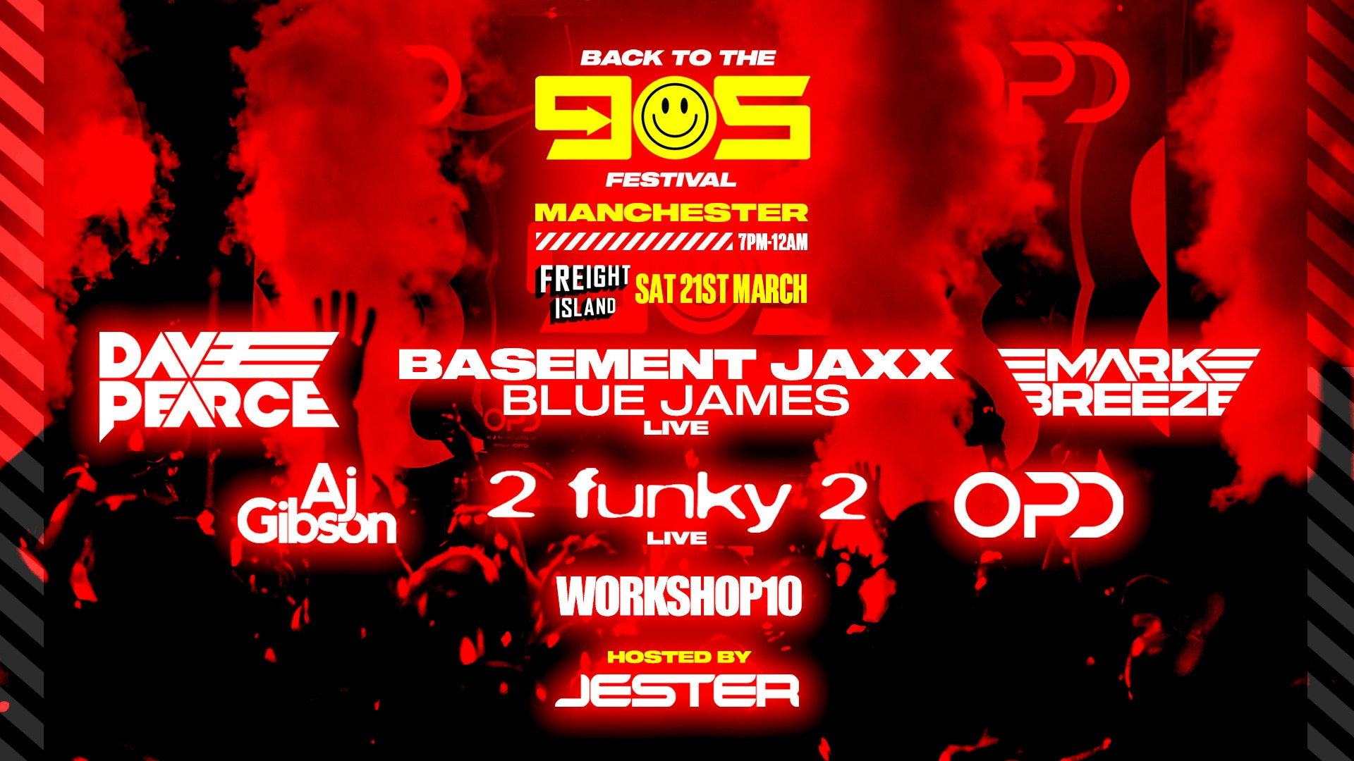 Back To The 90s Festival – Saturday 21st March – Freight Island Manchester [TICKETS SELLING FAST!]