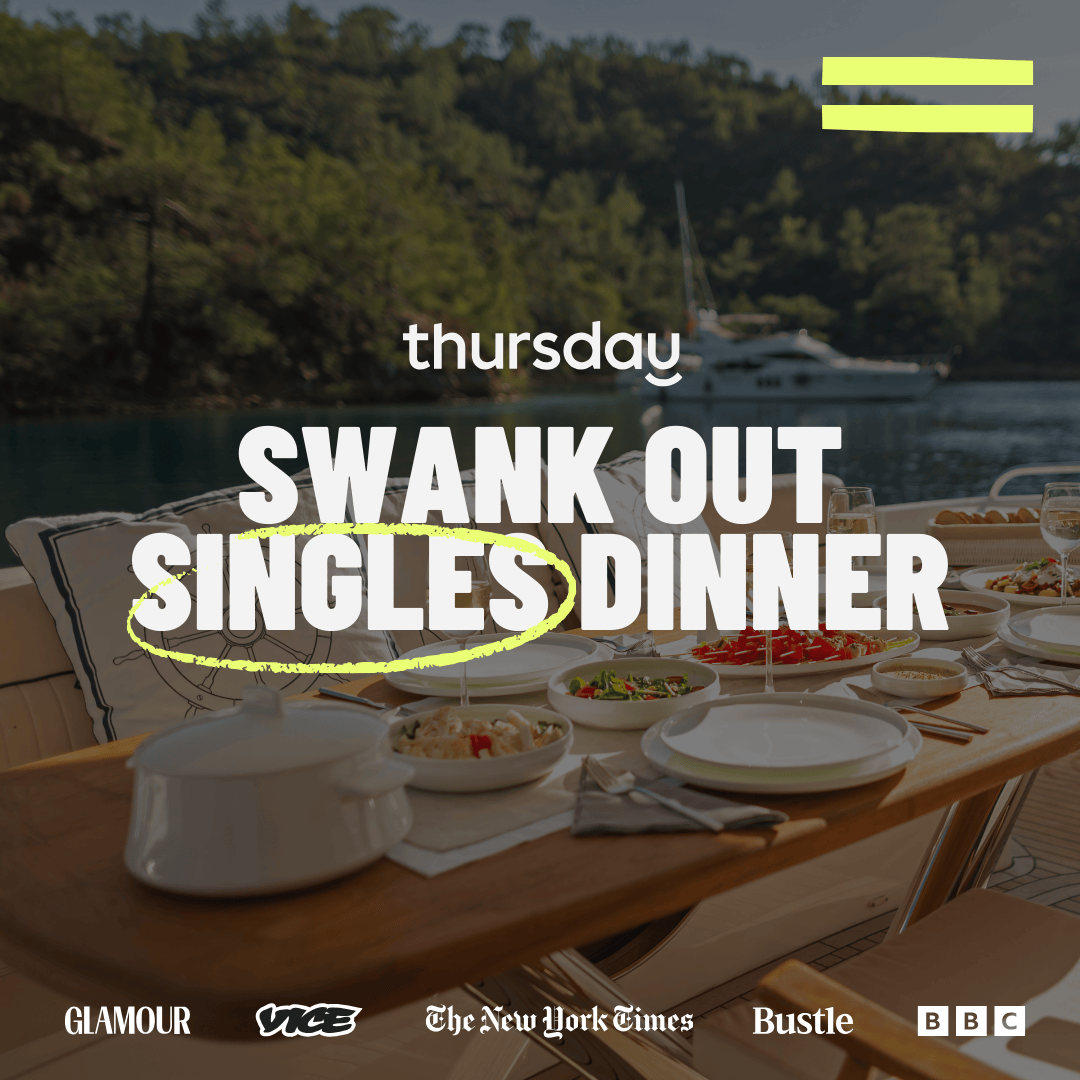 Wednesday | Swank Out Singles Dinner (30-40) | Midtown