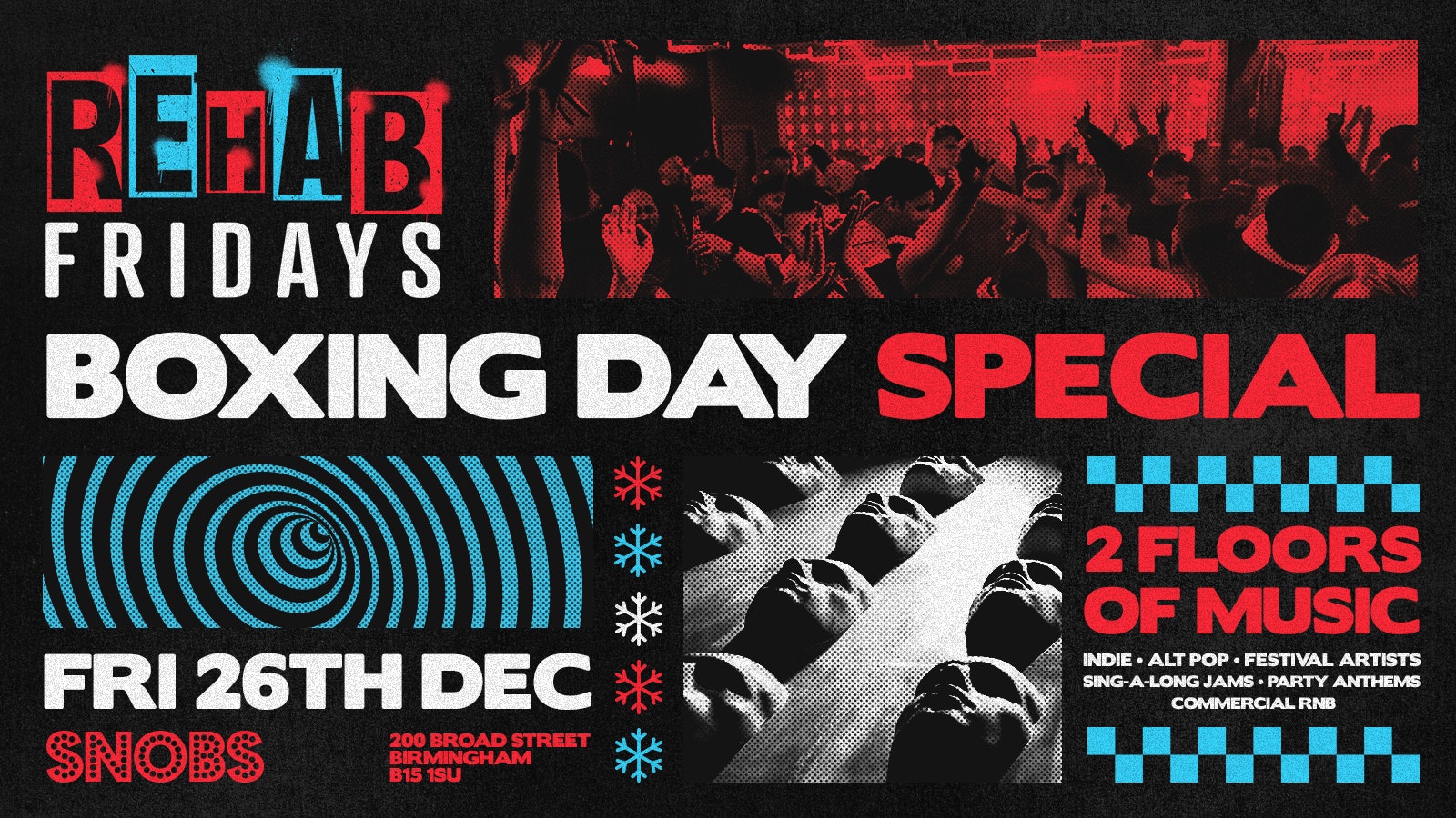 Rehab Friday [TONIGHT] BOXING DAY SPECIAL- 26th Dec