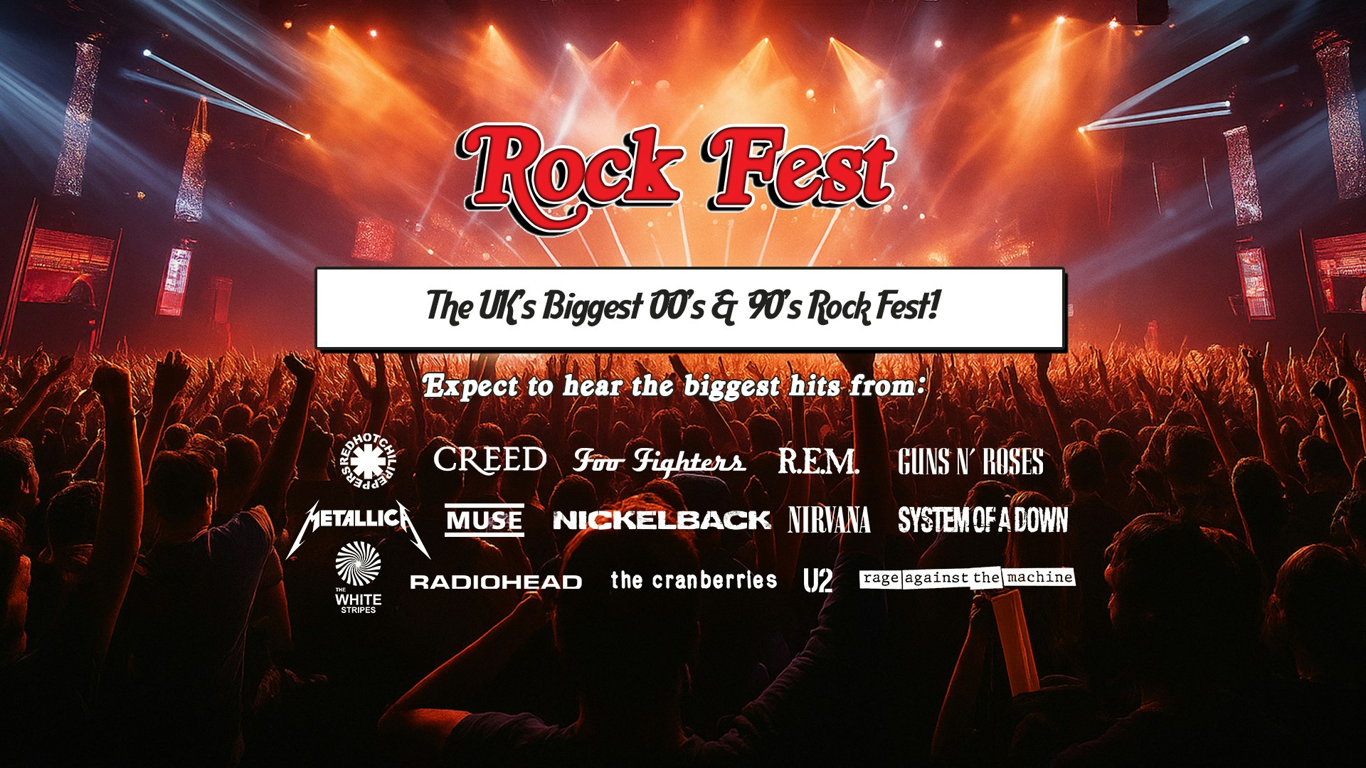 90’s & 00’s Rock Fest – Cardiff