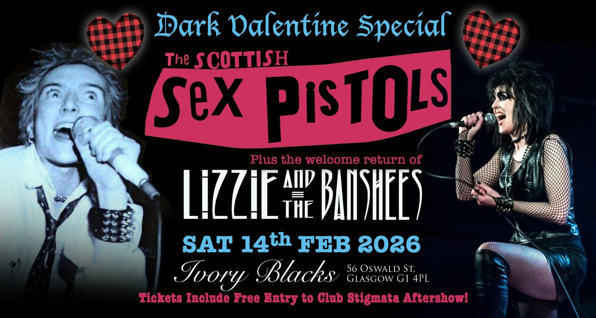 THE SCOTTISH SEX PISTOLS + The Welcome Return of LIZZIE & THE BANSHEES
